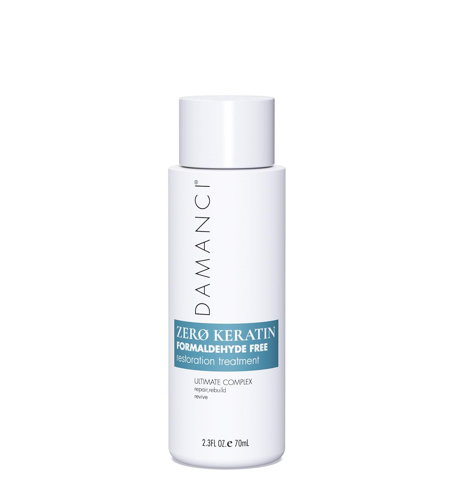 ZERO Keratin Treatment - Formaldehyde Free Anti-Frizz Organic Hair Smoothing with Coconut Oil & Collagen - 2 OZ - Buy Online on GoSupps.com