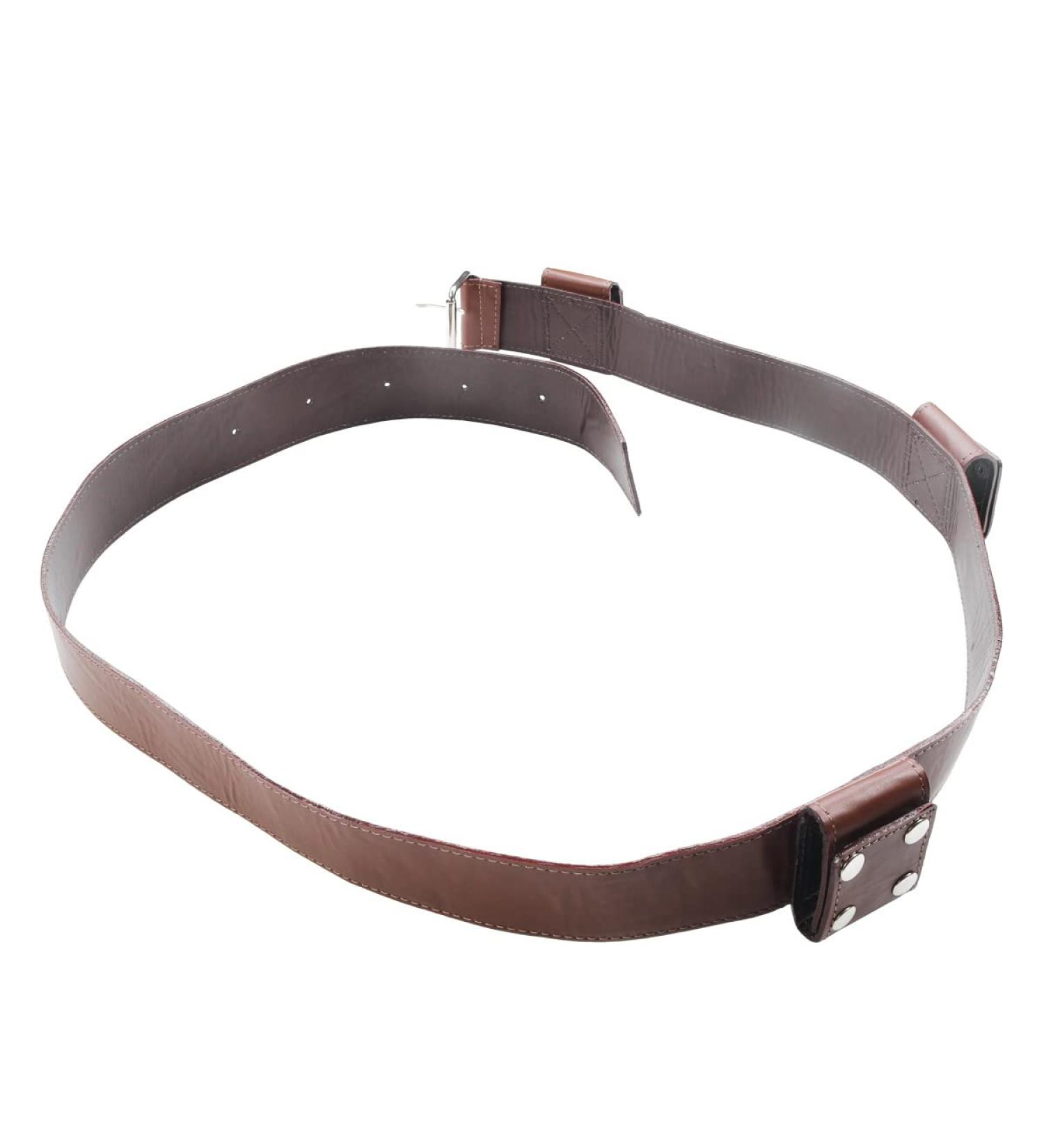 Medieval Leather Baldric Huntsman Shoulder Strap for Sword Belt - Brown - Buy Online on GoSupps.com