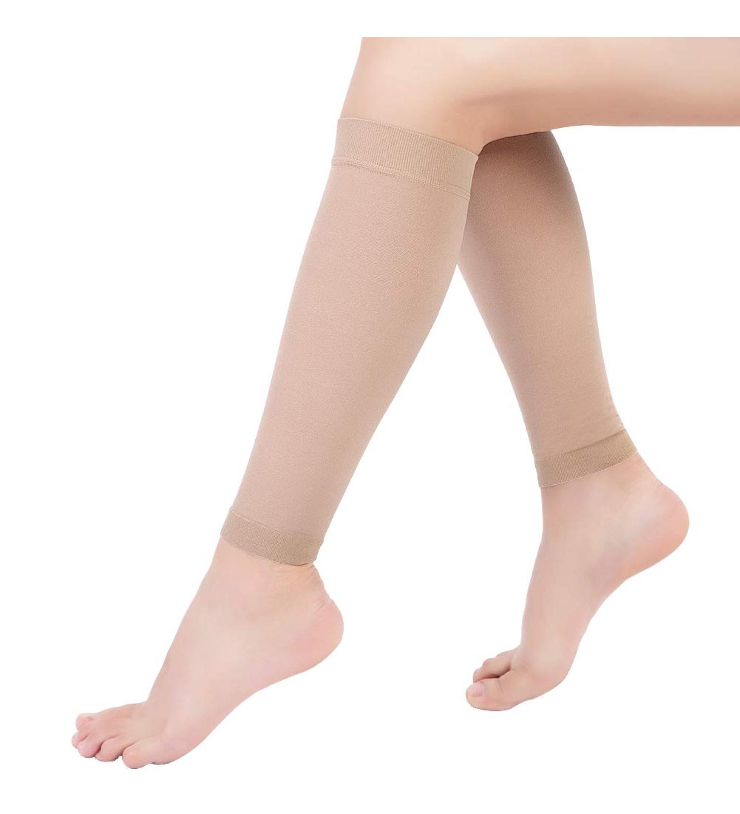 Yosoo Health Gear Calf Compression Sleeve | 20-30 mmHg Support Socks for Shin Splints & Varicose Veins - Pain Relief for Men & Women - Buy Online on GoSupps.com