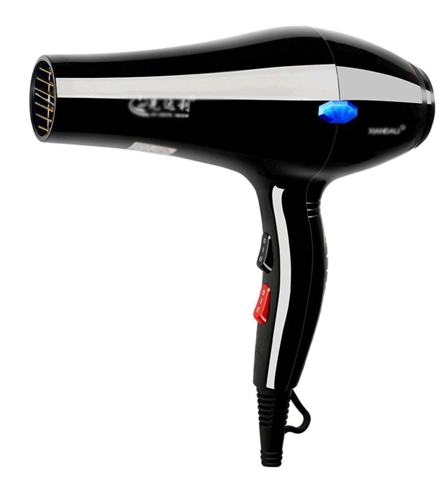 ADITAM 1800W Negative Ions Hair Blow Dryer with Heat Setting Ceramic Hair Dryer Black Double The Comfort - Buy Online on GoSupps.com