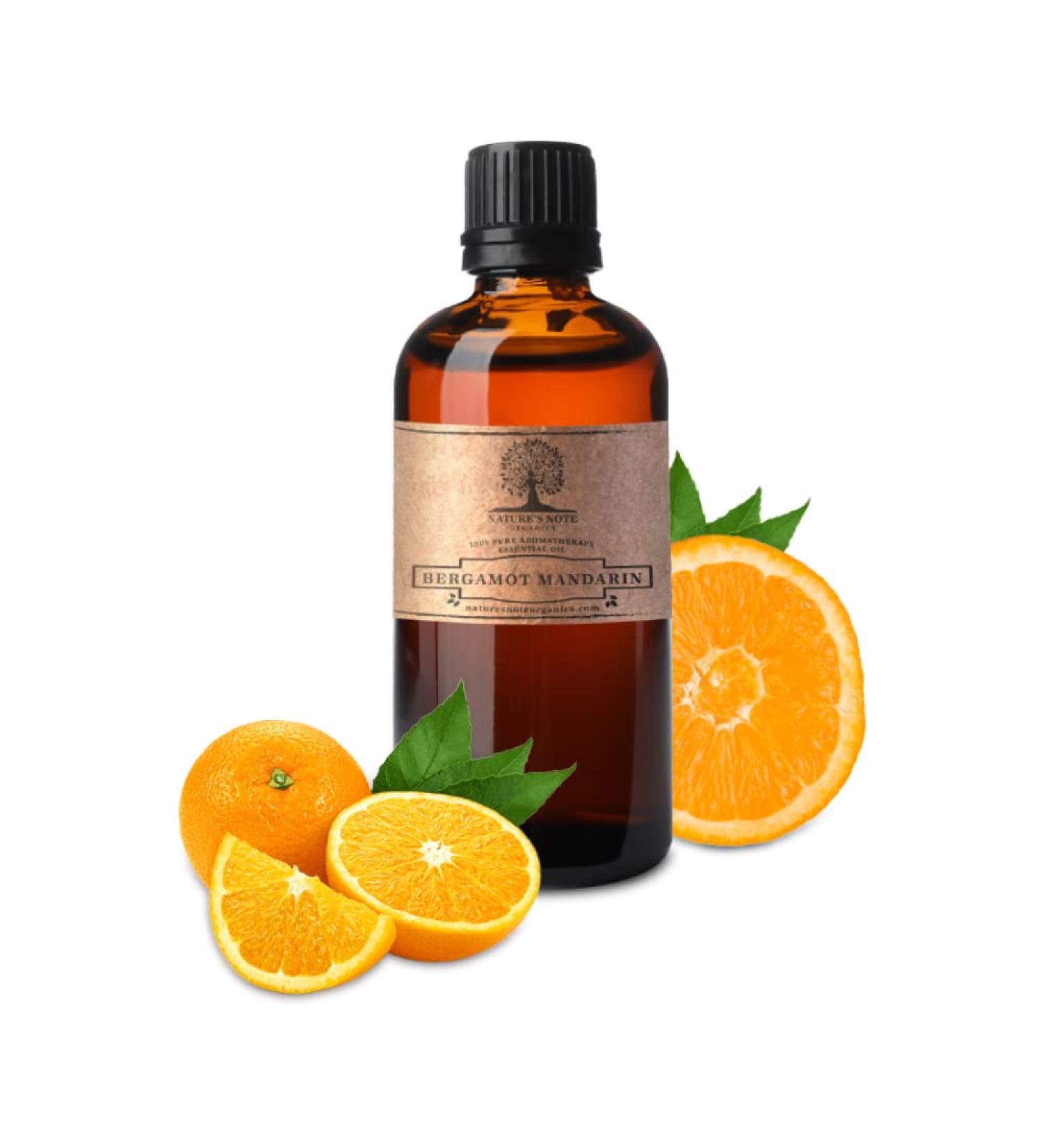 Bergamot Mandarin Essential Oil - 100% Pure Aromatherapy Grade - Nature's Note Organics - 0.3 Fl Oz | International Shipping Available - Buy Online on GoSupps.com