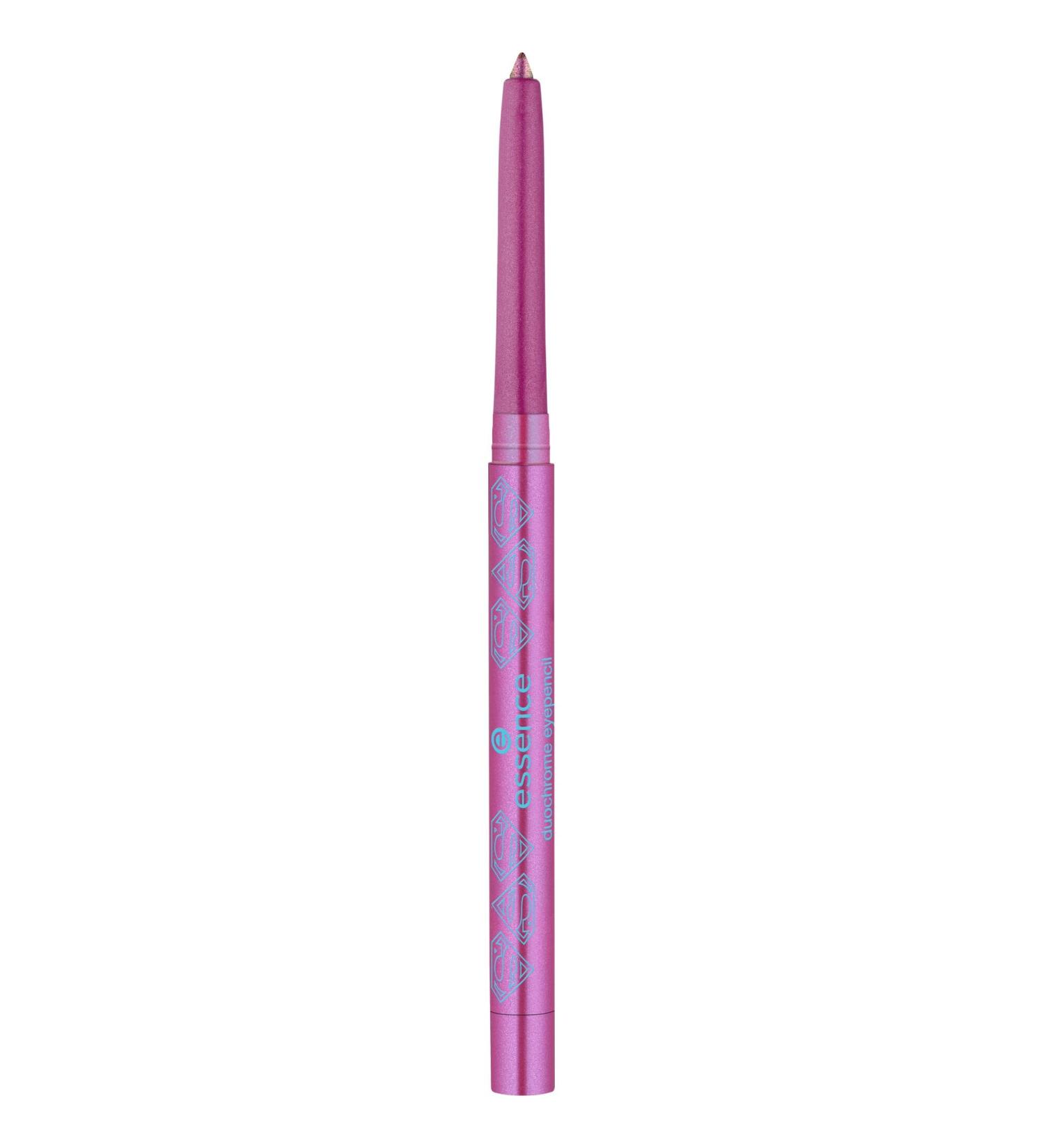 Essence Cosmetics Superman Creamy Duochrome Eyepencil Crayon Yeux Duochrome Longue Dur e Hautement Pigment Ne Coule Pas Intense en Couleurs Holographique 0.2 g - Buy Online on GoSupps.com