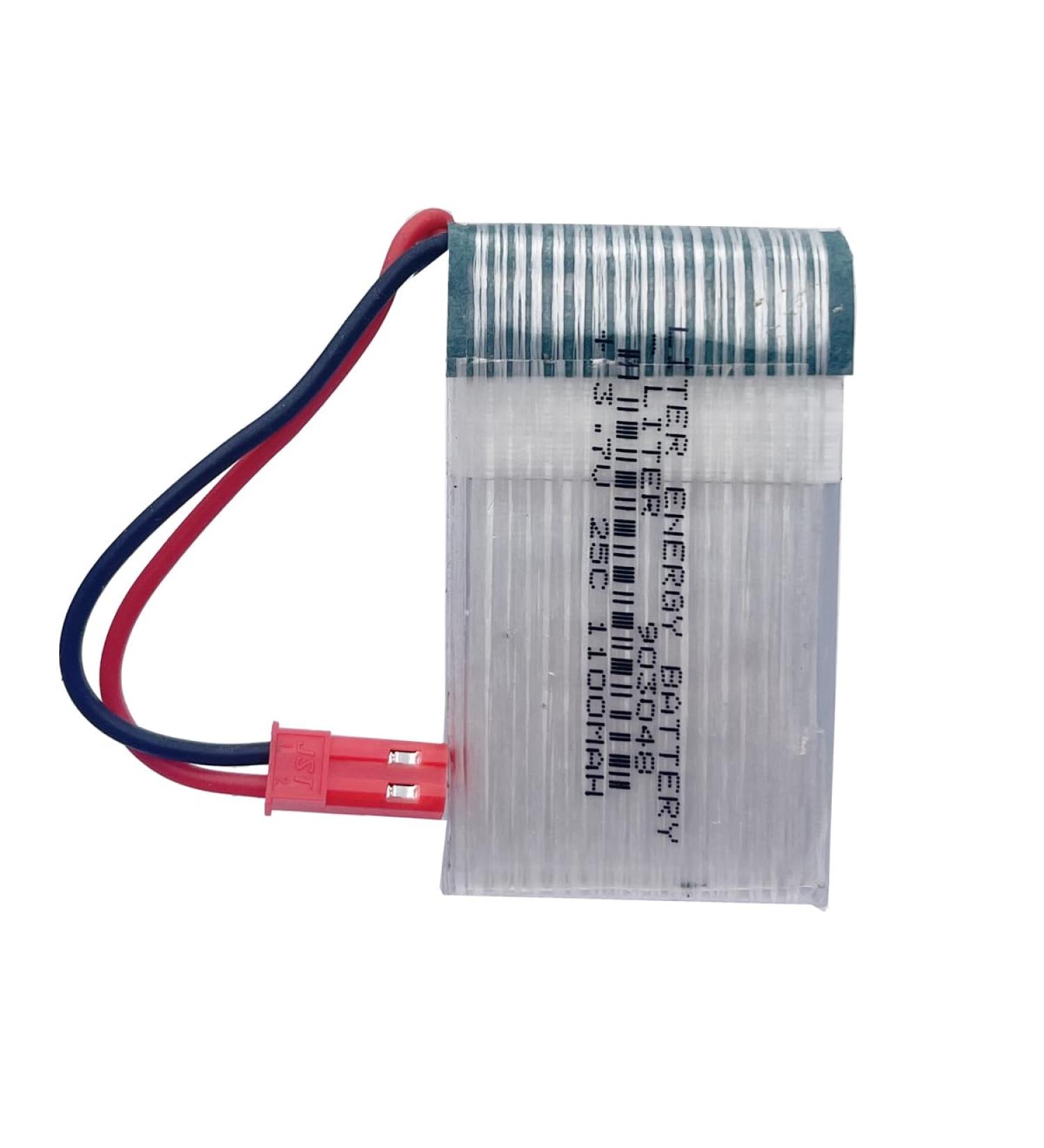 3.7V 1100mAh 25C 903048 Rechargeable Lipo Battery with JST Connector for X5SW Aircraft Battery M18 H5P Unmanned Accessories