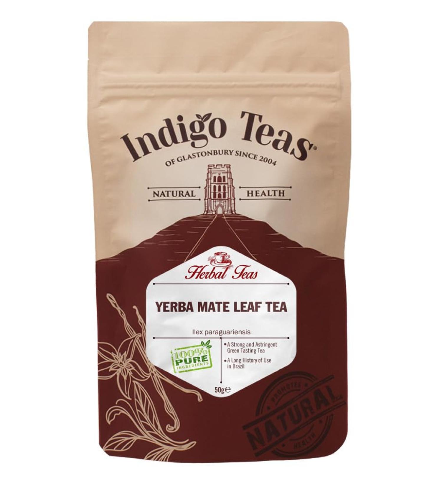 Indigo Herbs Yerba Mate Leaf Tea | Loose Leaf
