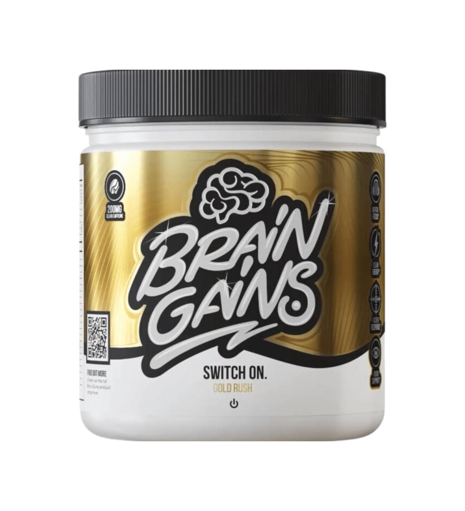 Brain Gains Switch On Original (225g) Gold Rush