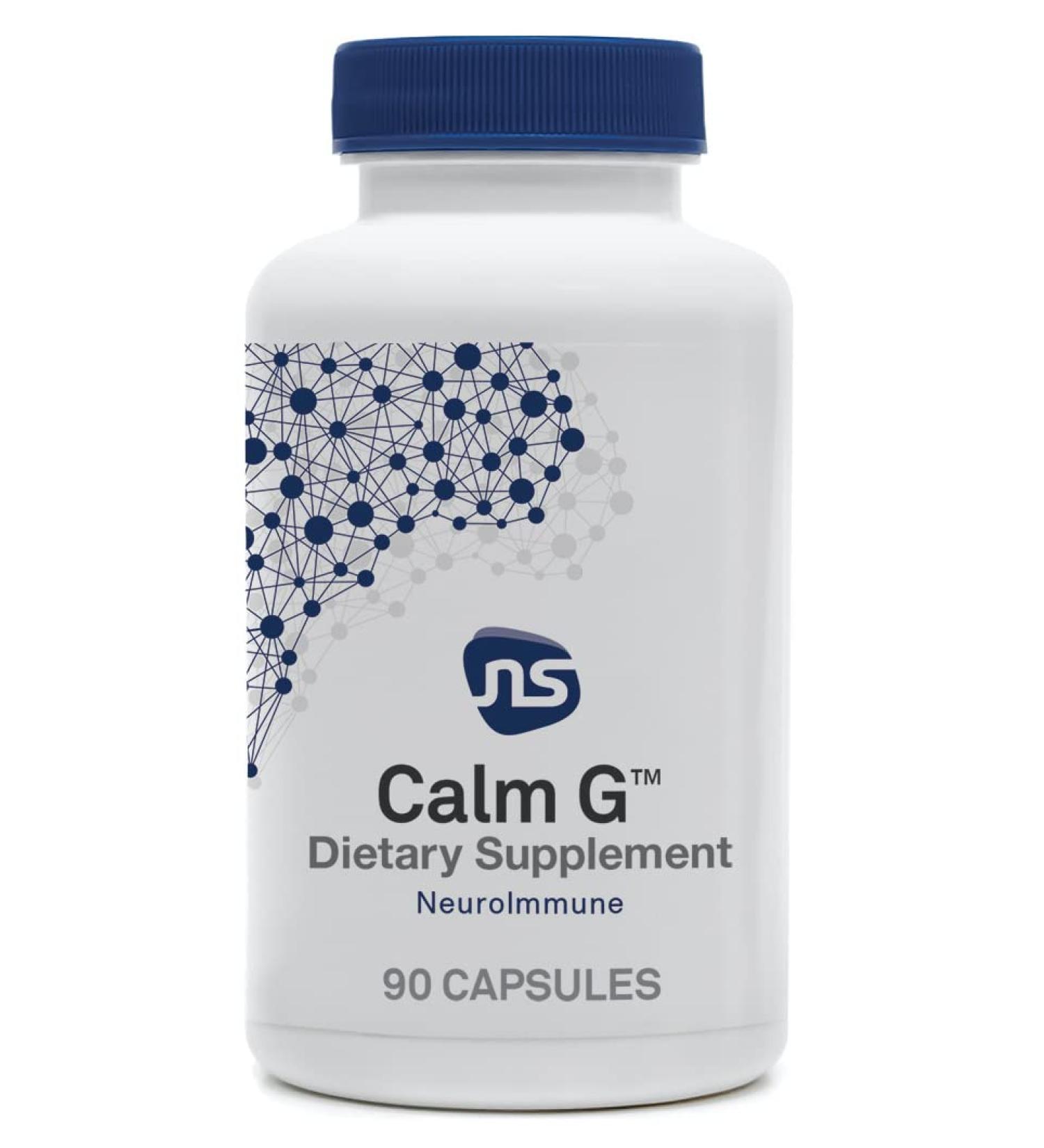 Neuroscience Calm G - Immune Support Supplement and Calm Aid with L-Theanine CoQ10 and Antioxidants - Immunity Support Balance for Stress & Mitochondrial Function (90 ct) - Buy Online on GoSupps.com