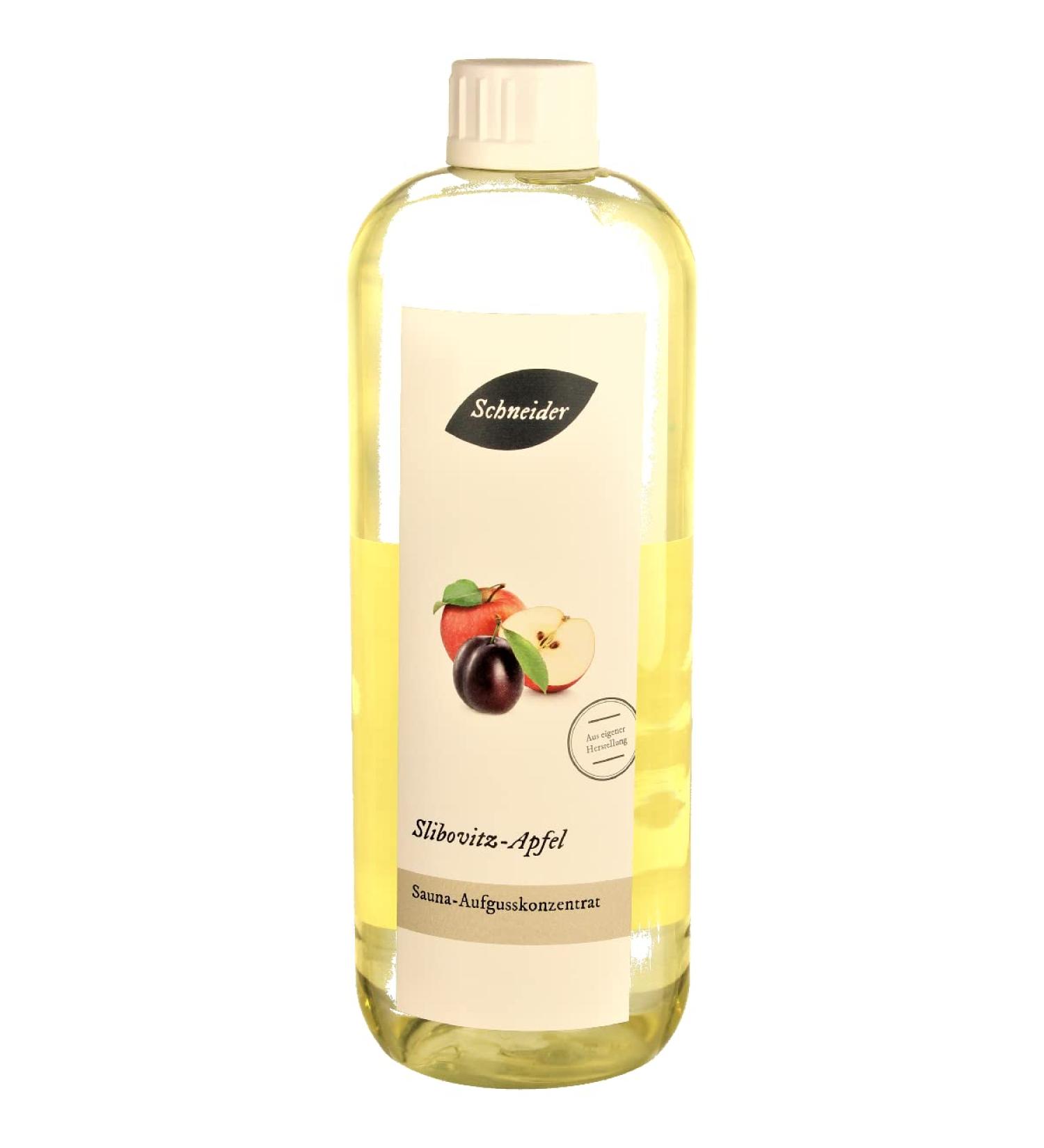 Saunabedarf Schneider Slibowitz Apple Infusion Concentrate - 1000ml | Premium Sauna Experience | International Shipping - Buy Online on GoSupps.com