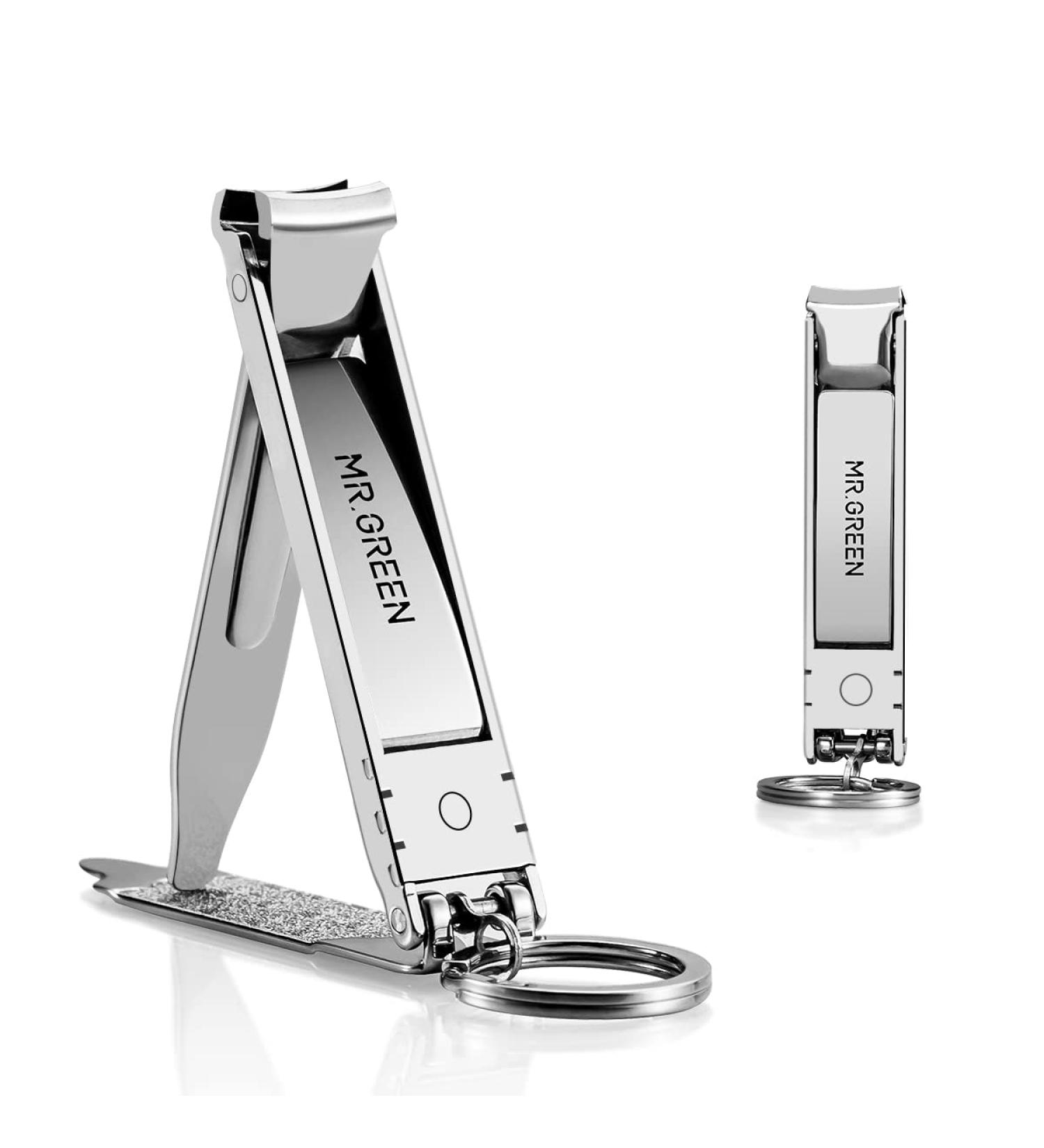MR.GREEN Collapsible Nail Clippers with Nail Files - Portable Stainless Steel Manicure Tool (Eco-Packaging) - Buy Online on GoSupps.com