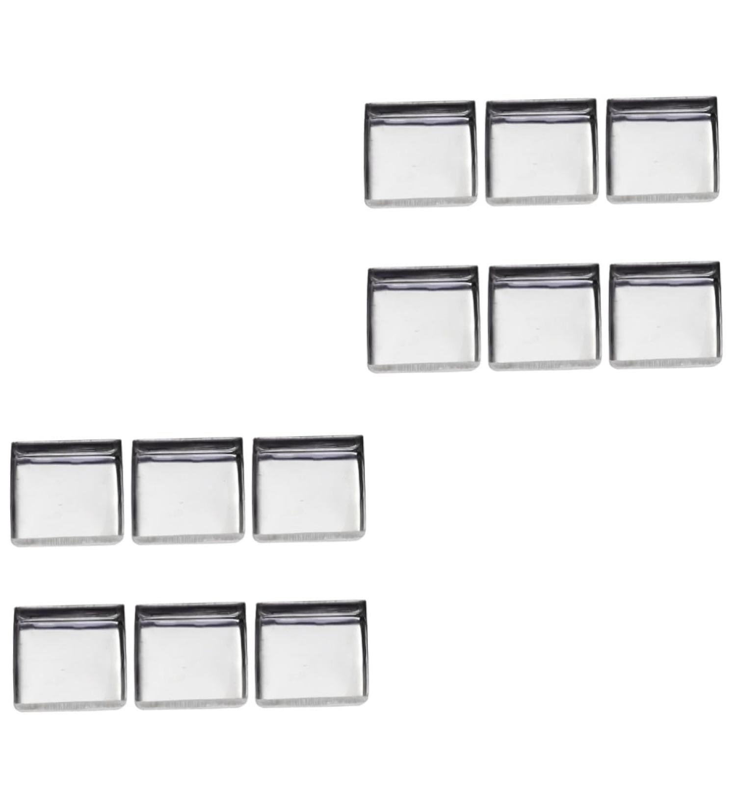 FOMIYES 120 Pcs Square Magnets Metal Pans for Eyeshadow Watercolor Plate Set Plate Tinplate Mx2pcs As Shownx2pcs - Buy Online on GoSupps.com