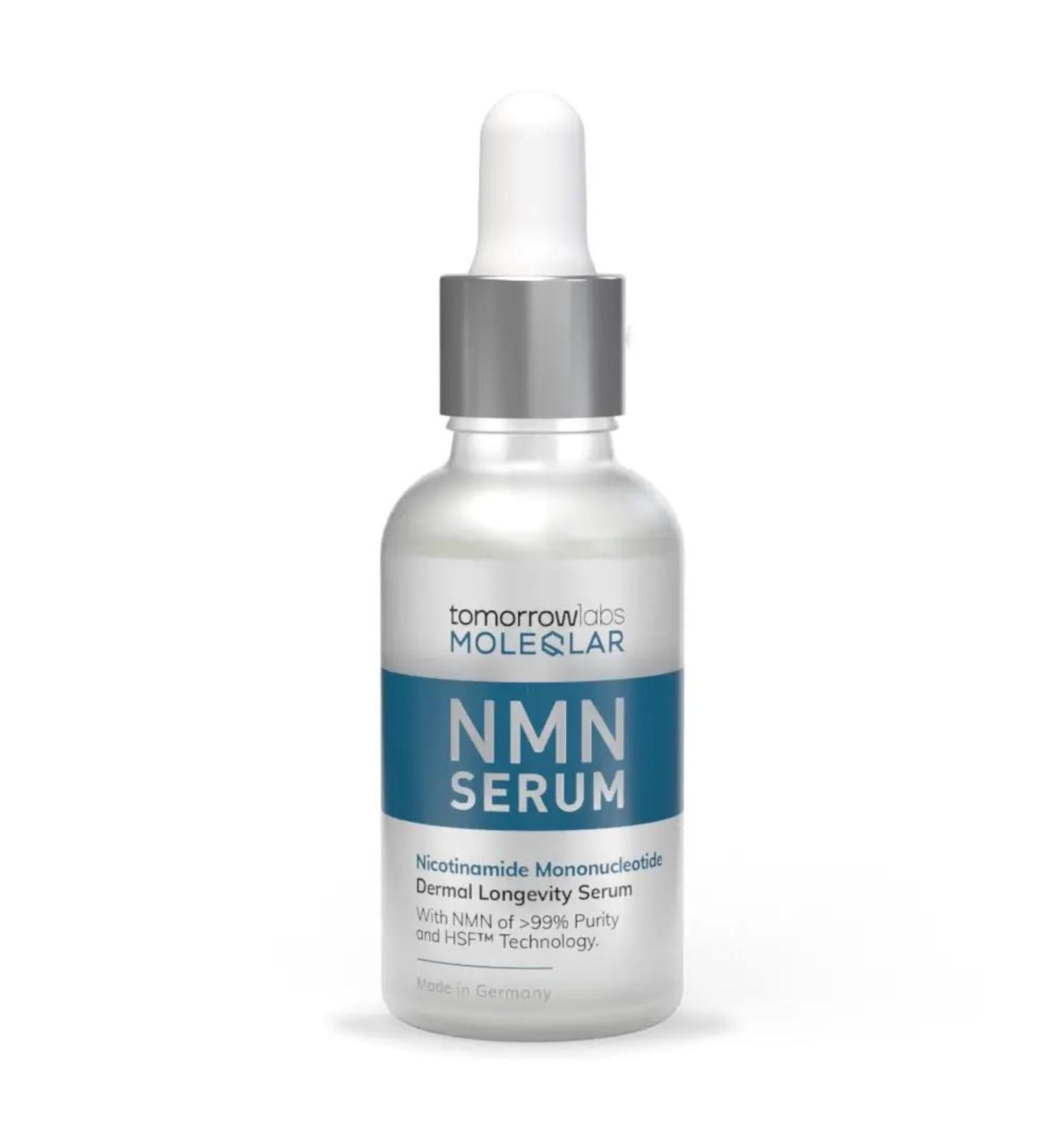 MoleQlar NMN Facial Serum 30 ml Longevity for your skin with patented HSF technology and very pure Uthever NMN - Buy Online on GoSupps.com