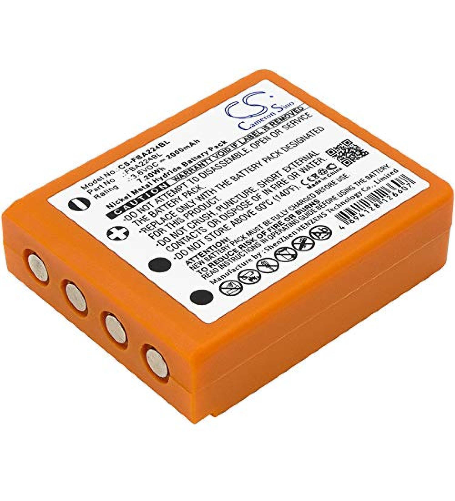 2000mAh Battery Replacement for HBC Radiomatic Models - Quadrix Micron 4/5/6/7 Linus 4 Patrol D - Fast International Shipping - Buy Online on GoSupps.com