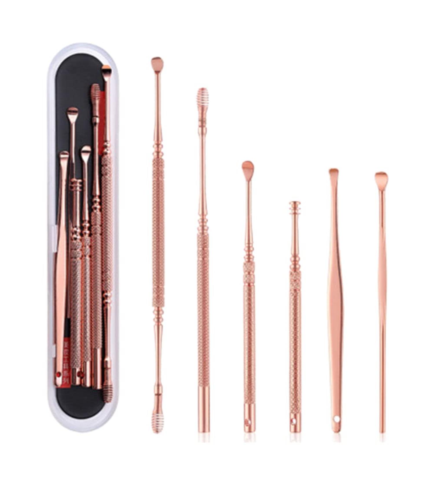 LED Light Ear Pick Set - Ear Wax Removal Tweezers for Baby & Adults - 6Pcs/7Pcs/8Pcs Ear Care Kit - Buy Online on GoSupps.com