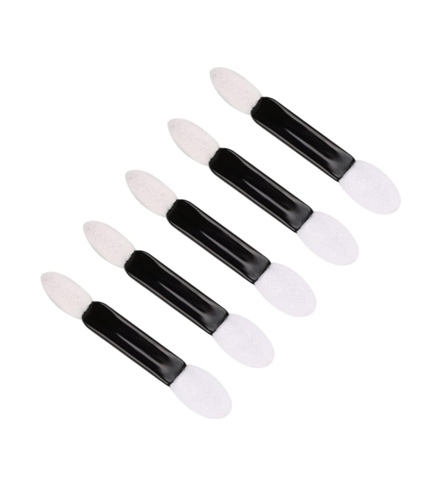 FOMIYES 50pcs Disposable Makeup Oval Makeup Brush Eyeshadow Eye Shadow Brush Double Head M White - Buy Online on GoSupps.com