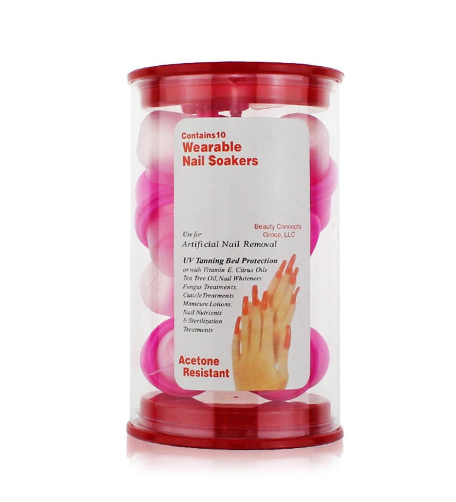 10 Pi ces En Plastique Vernis Ongles Clips Lavables Dames Maison Ongle Art Soak Off Caps Manucure Fournitures - Buy Online on GoSupps.com