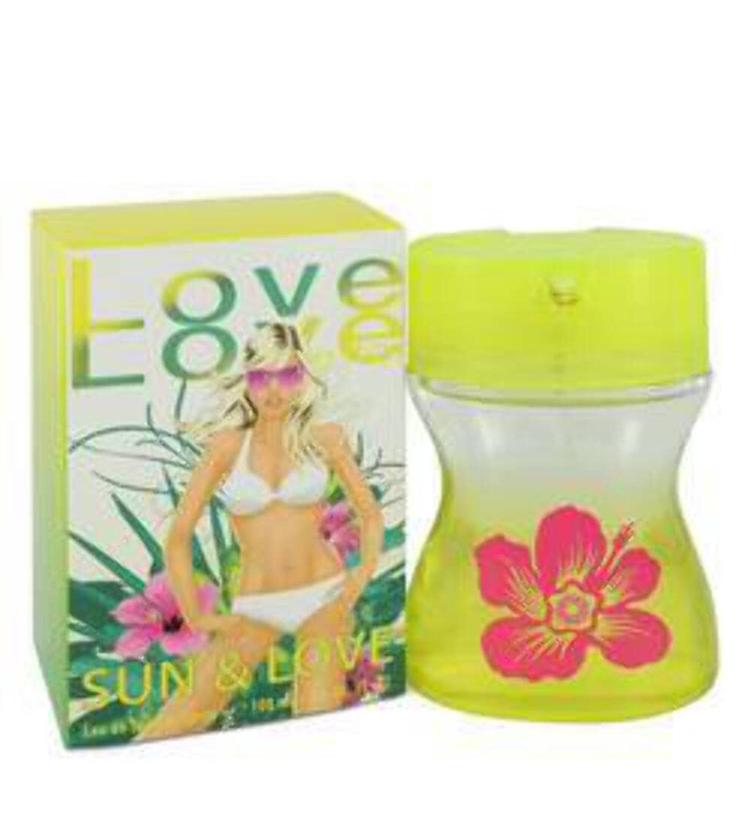 Parfums Love Sun And Love Eau de Toilette Spray 3.4 Ounce