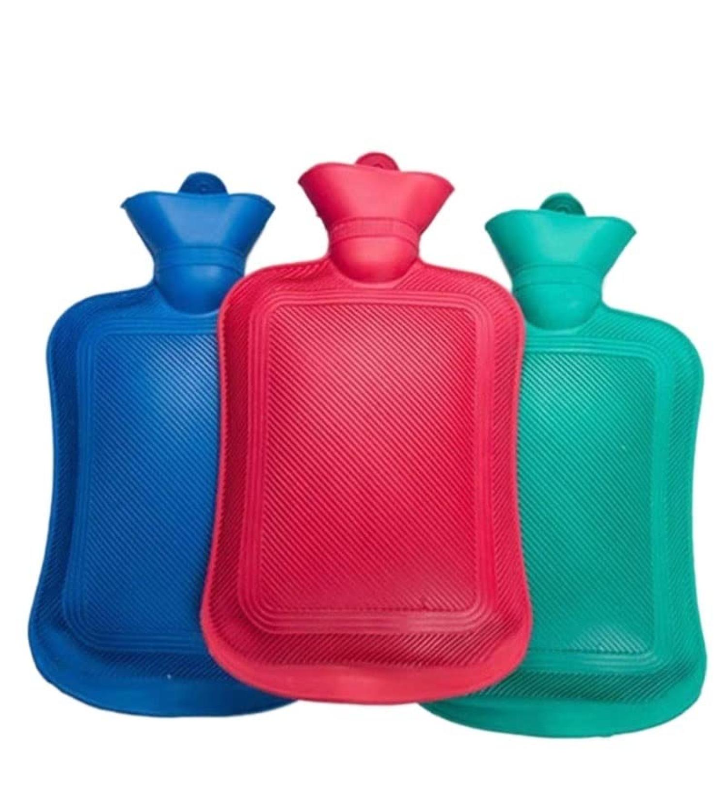 MAIES Hot Water Bottles | Durable Rubber Hot Water Bottle for Heat Preservation | Ideal for Comfort & Pain Relief - Buy Online on GoSupps.com
