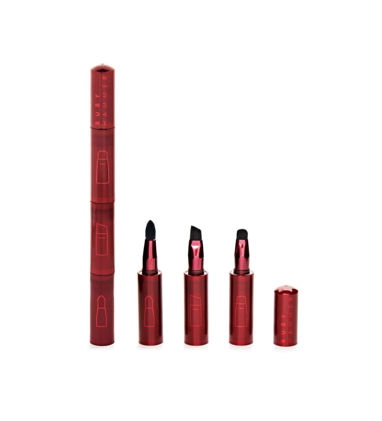 Magnetic Makeup Brush Set 01 | Innovative & Stylish Brushes by Award-Winning Artist | Portable & Customizable for Everyday Makeup - Buy Online on GoSupps.com