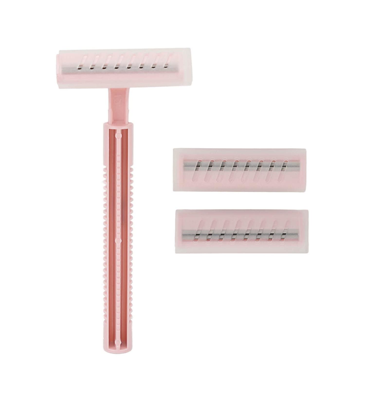 Deproxy Knife for Women - Portable Armpit Hair Razor with 2 Replacement Blades | Safe & Simple Depilatory Tool - Buy Online on GoSupps.com