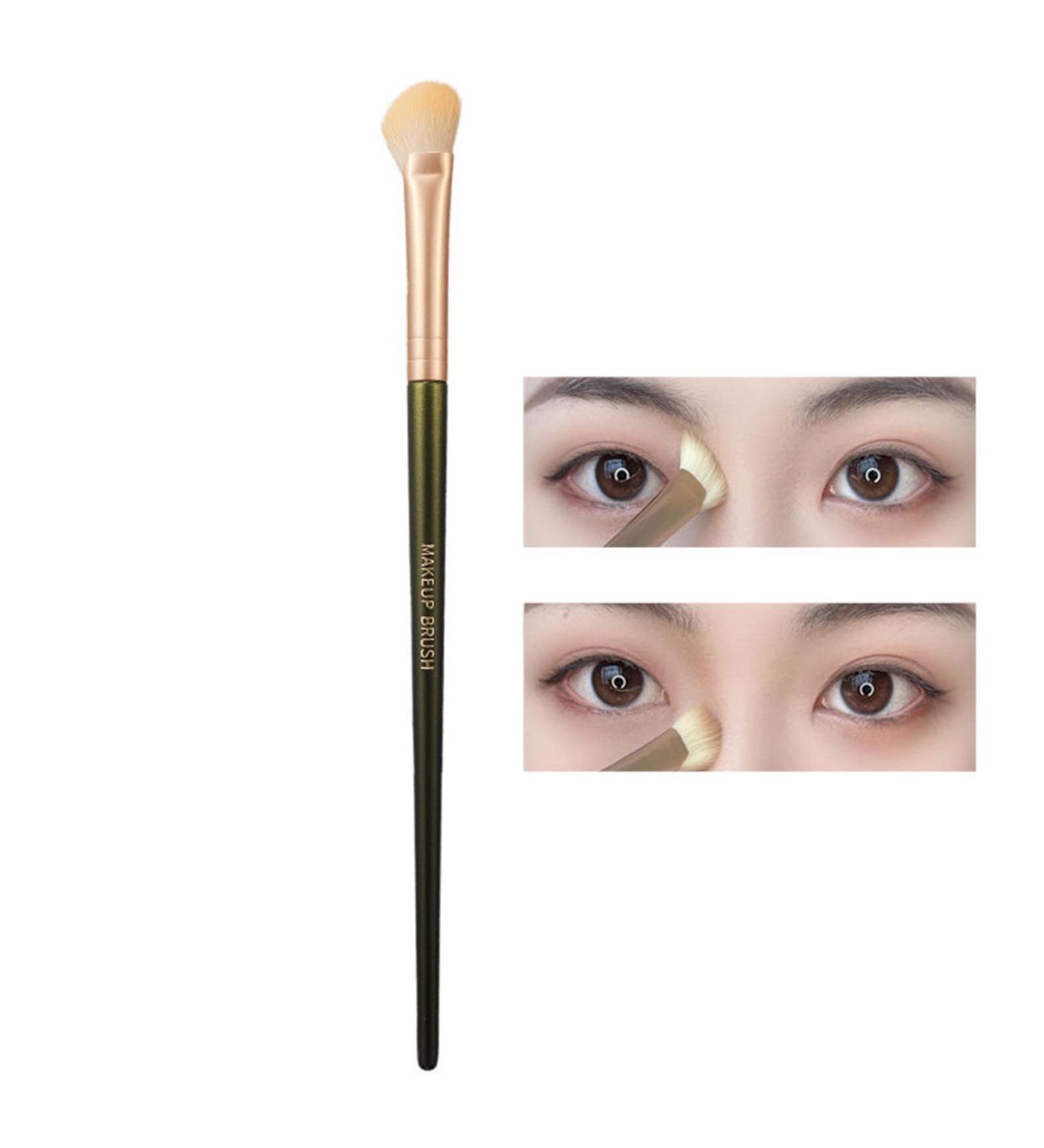 Eye Shadow Brush Synthetic Fibre Blending Brush for Makeup Half-Fan Shape | Eyeshadow Brush Professional Embellish Nose Bridge Eye Socket Side Shadow Smudge Bevel Sritob - Buy Online on GoSupps.com