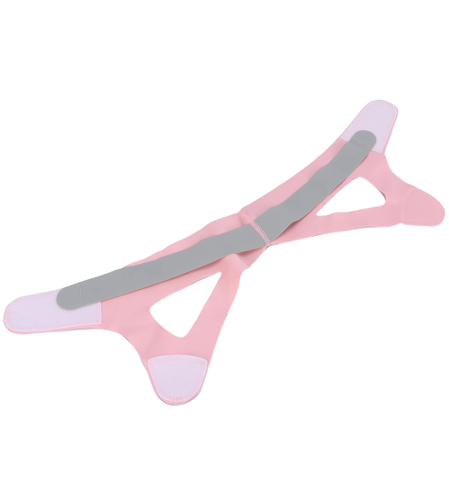 Qukaim Double Chin Reducer Strap Facial Slimming Strap Adjustable Double Chin Reducer Anti Snore Chin Strap Breathable Face Lifting Belt V Face Shaping Belt - Buy Online on GoSupps.com