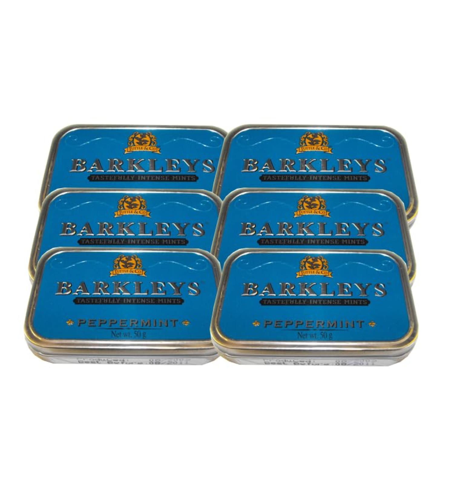Barkleys classic peppermints in luxury tin 50g - 6 Pack
