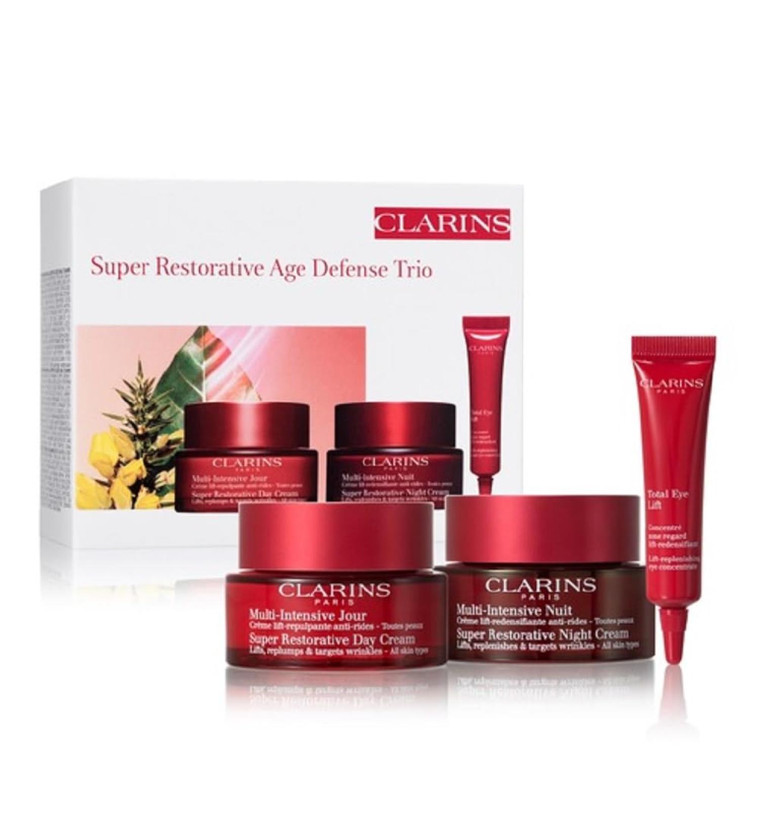 Clarins Super Restorative Day Cream - Anti-Aging Moisturizer for Mature Skin | Replenish Illuminate Lift & Smooth | Targets Age Spots & Wrinkles | Buy Internationally - Buy Online on GoSupps.com