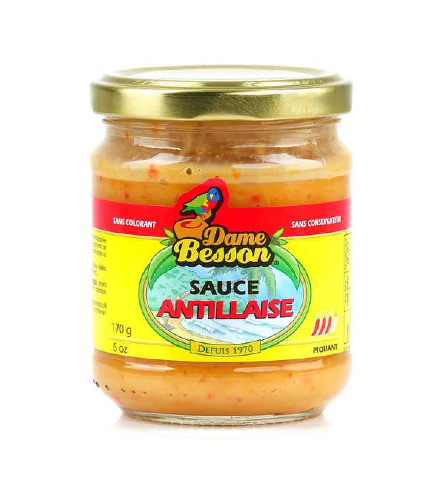 Dame Besson Dame Besson Caribbean Sauce Pack of 3 x 170 ml