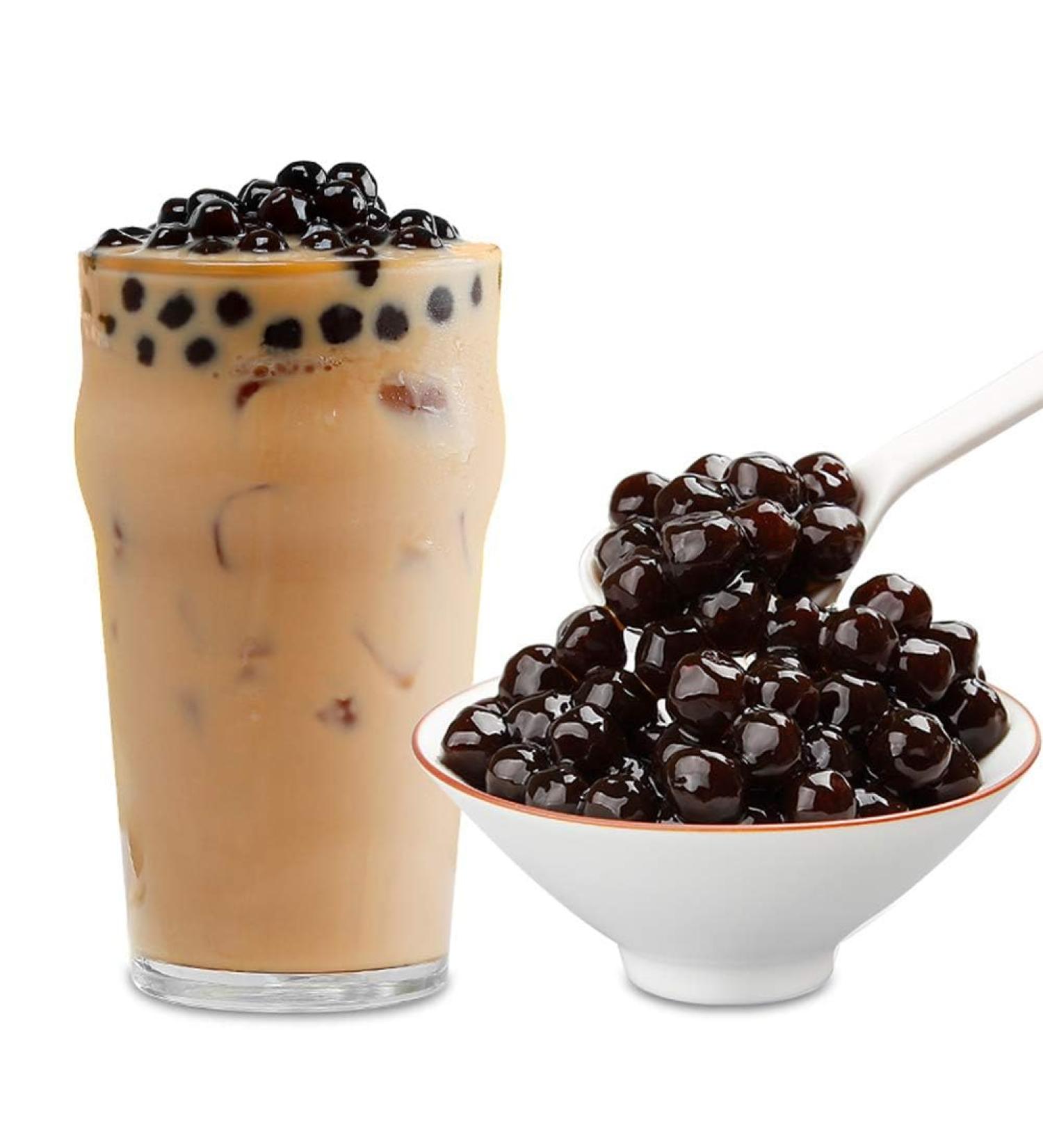 Kajal Real Tapioca Pearls for Bubble Tea - 1 kg | Premium Boba Balls for Milk Tea Iced Coffee & Slush | Perfect for All Your Favorite Drinks - Buy Online on GoSupps.com