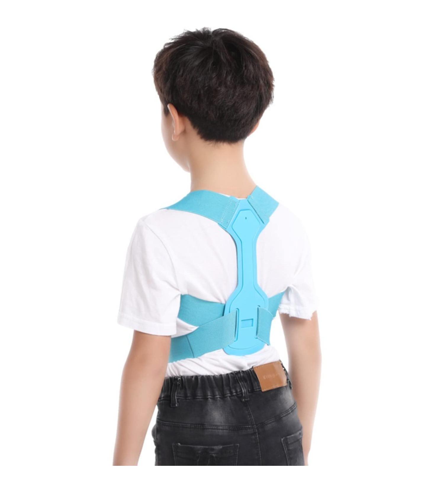 ZZSRX Adjustable Posture Corrector for Kids - Spine Support & Youthful Posture Trainer | Unisex Blue - Buy Online on GoSupps.com