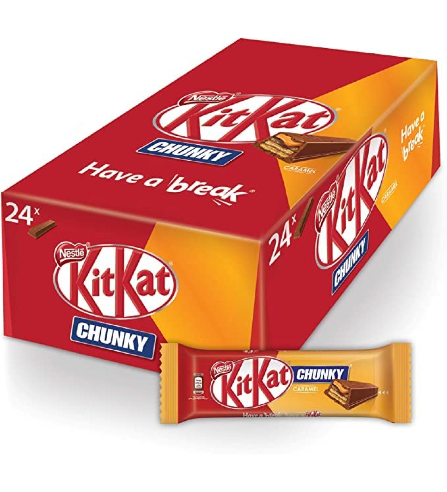 Kit Kat Chunky Caramel 24x43.5g - Buy Online on GoSupps.com