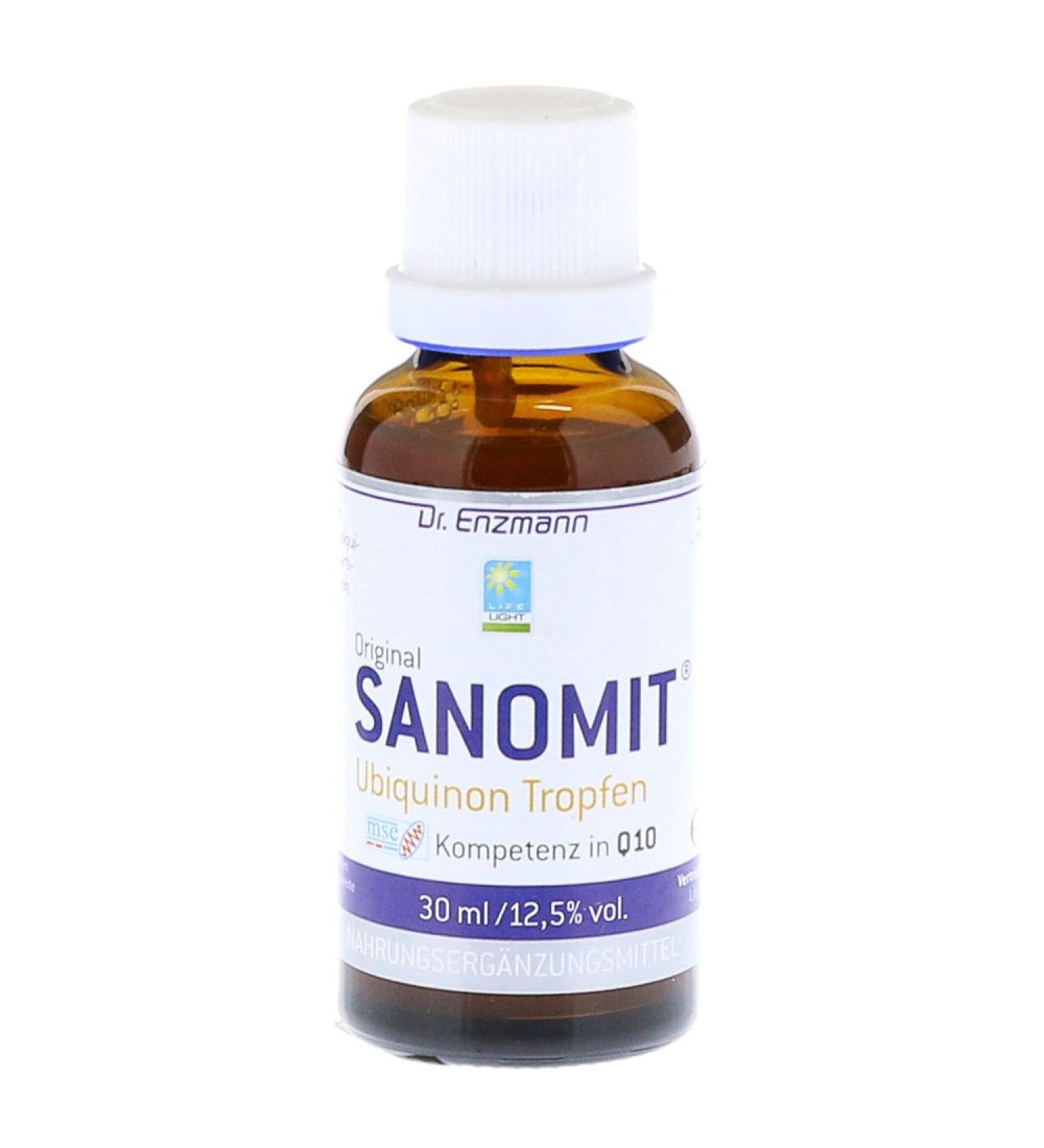 LIFE LIGHT Sanomit Ubiquinone drops 30 ml