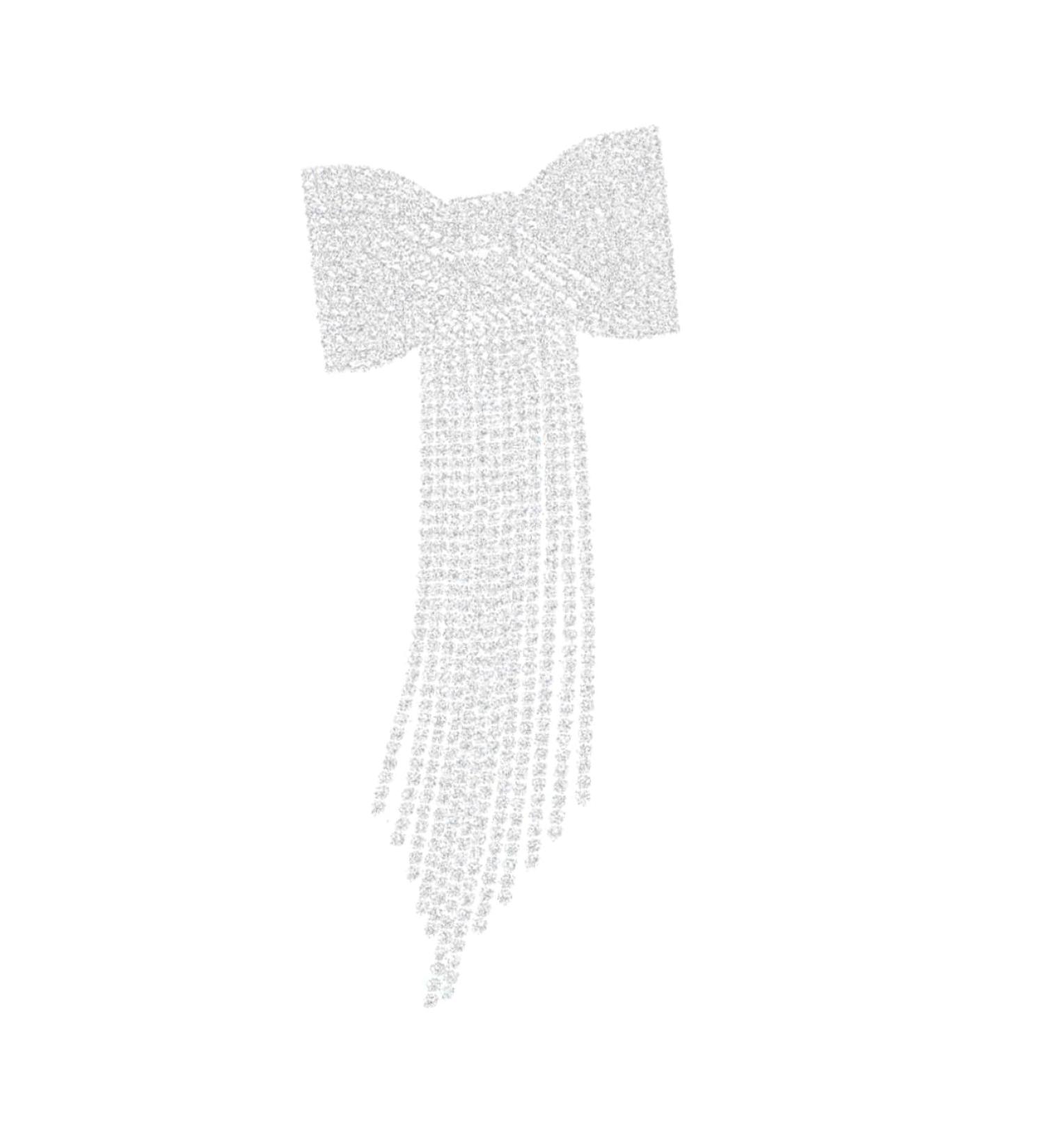 FOMIYES Bridal Tassel Hair Clip Wedding Rhinestone Bow Barrette Rhinestone Hair Bow Crystal Bowknot Clip Bridal Hair Bow Girl Hair Bows Bow for Hair Bridesmaid Luxurious Button Rhinestones - Buy Online on GoSupps.com