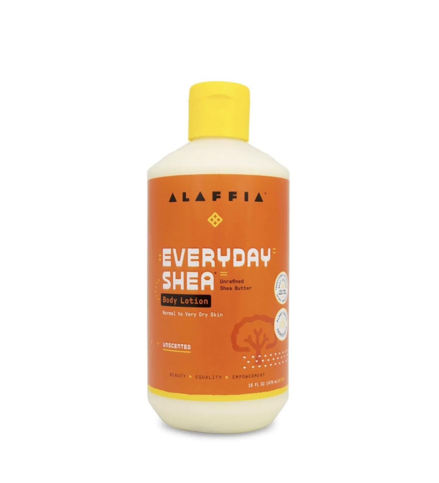 Alaffia Everyday Shea Unscented Body Lotion | Nourishing & Natural Moisturizer | International Shipping Available - Buy Online on GoSupps.com
