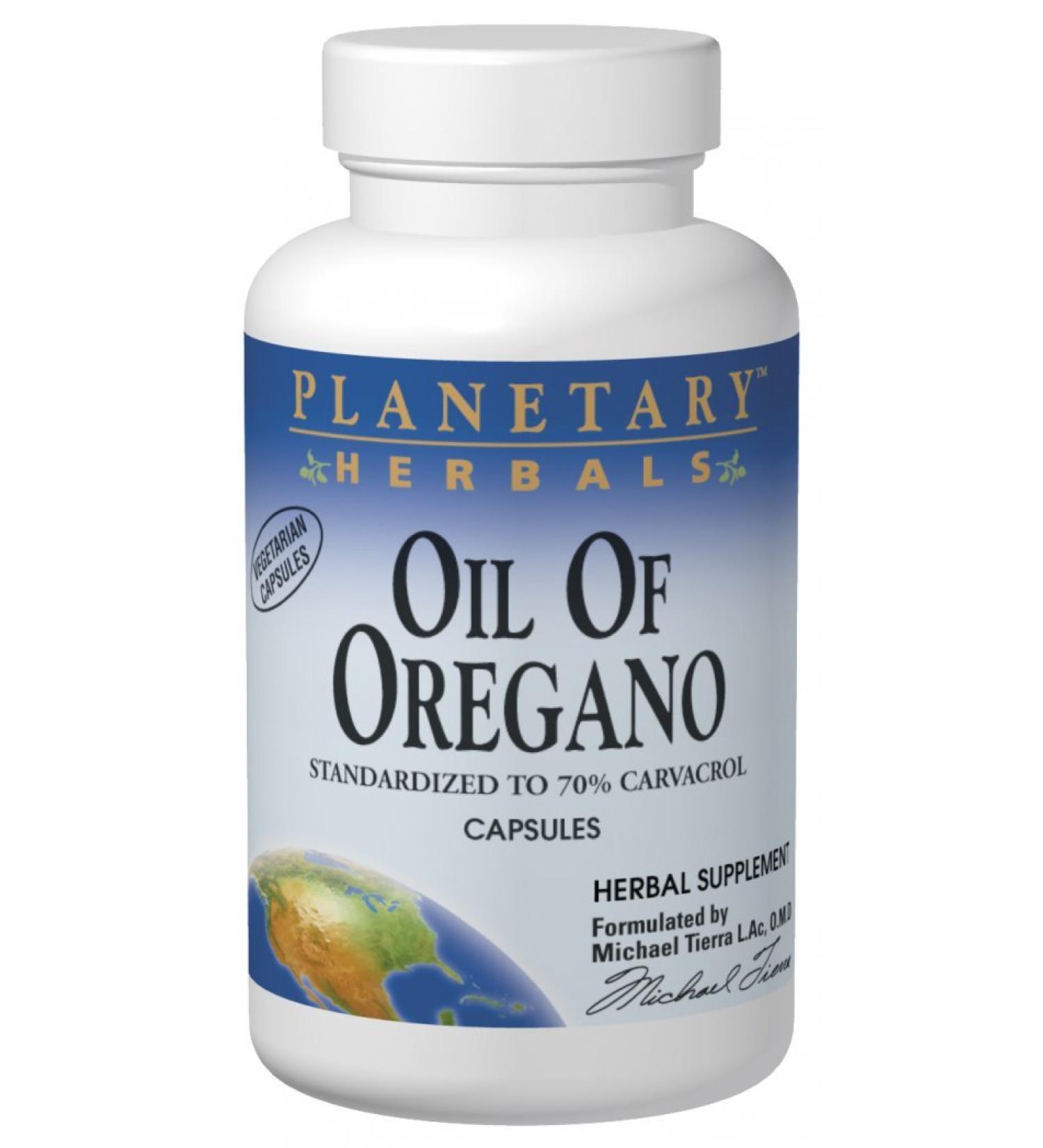 Planetary Herbals Oil of Oregano May Provide Support To The Immune System 60 Vegetarian Capsules - Buy Online on GoSupps.com