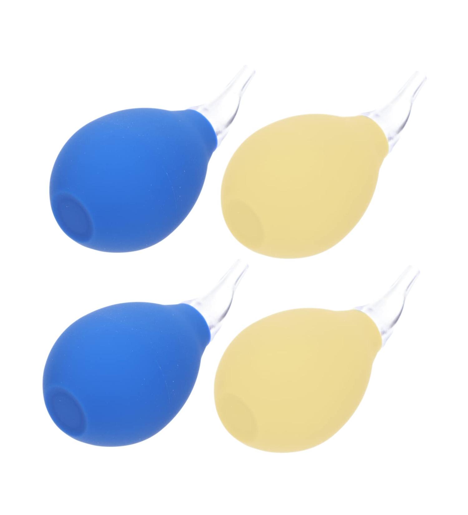 Healvian 4pcs Nasal Aspirator Set for Babies - Nose Cleaner and Sucker for Newborns | Baby Bulb Syringe and Straw Cleaner included - Buy Online on GoSupps.com
