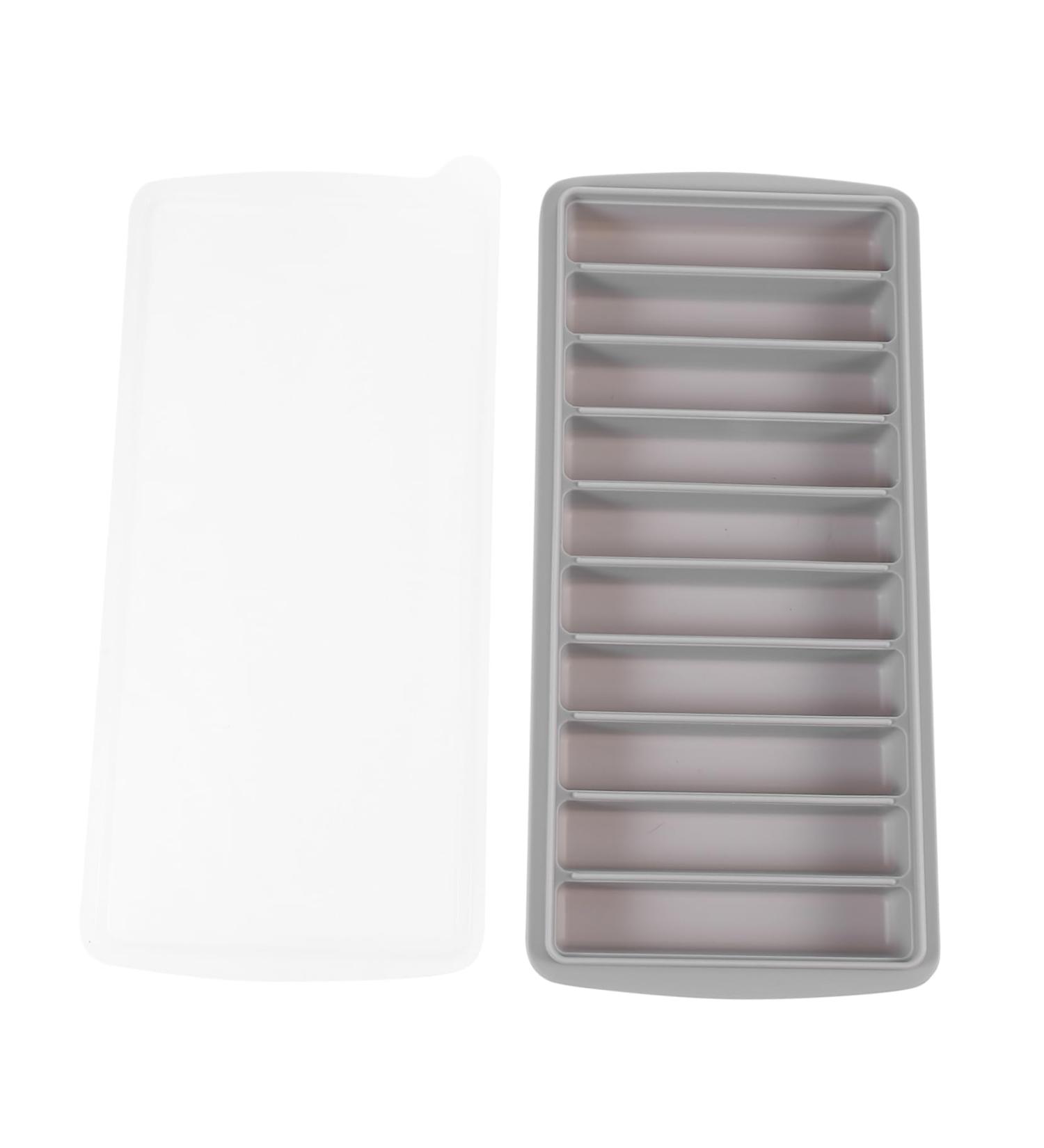 Zerodeko 1pc 10 Silicone Ice Trays Silicone Molds Ice Cube Reusable Silicone Square Mold Ice Maker Tool Bar 24.5X11.5CM Grey - Buy Online on GoSupps.com