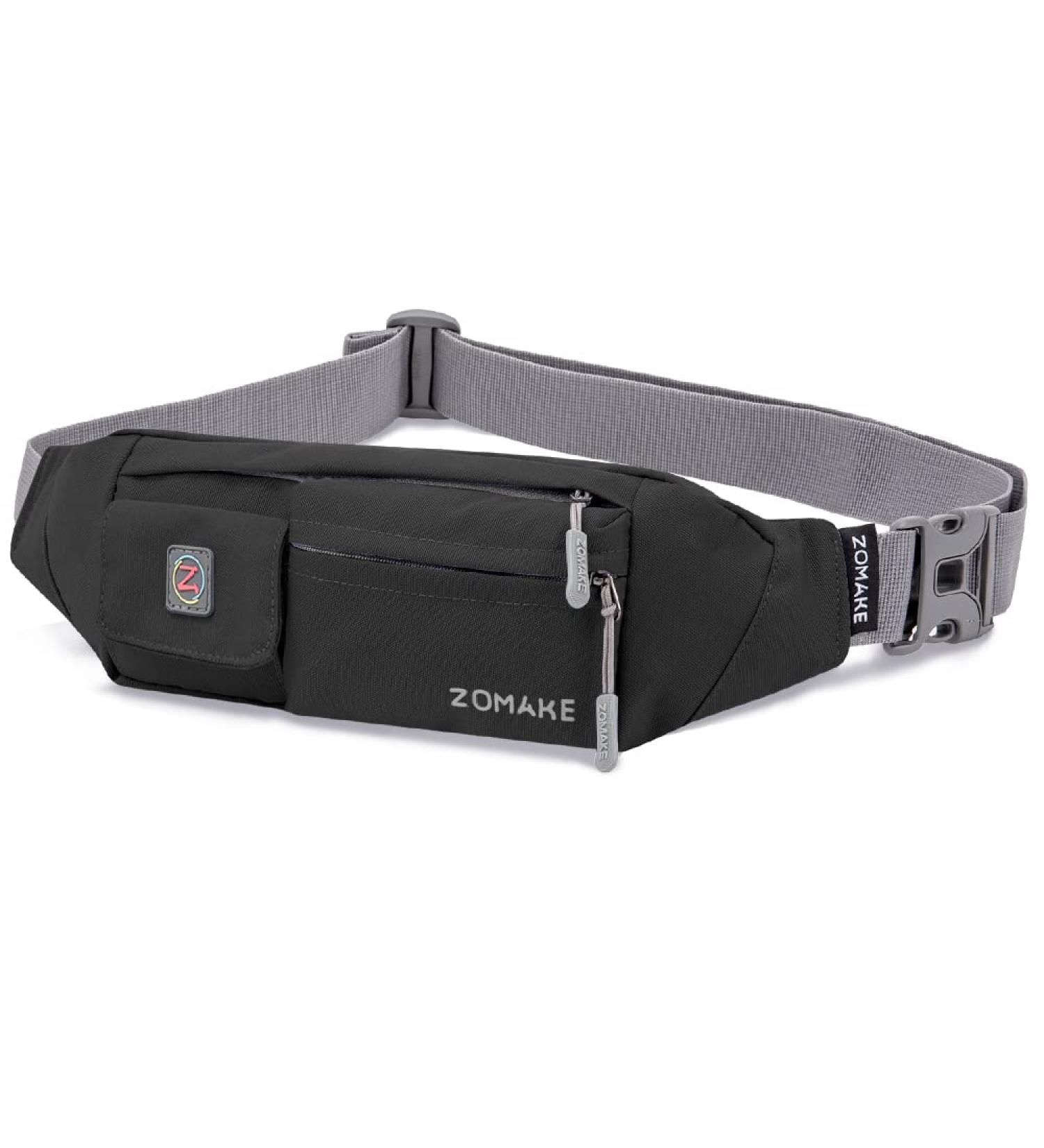 ZOMAKE Crossbody Fanny Pack - Water Resistant Mini Bum Bag for Running and Travel - Adjustable Strap Waist Bag for Men and Women - Buy Online on GoSupps.com