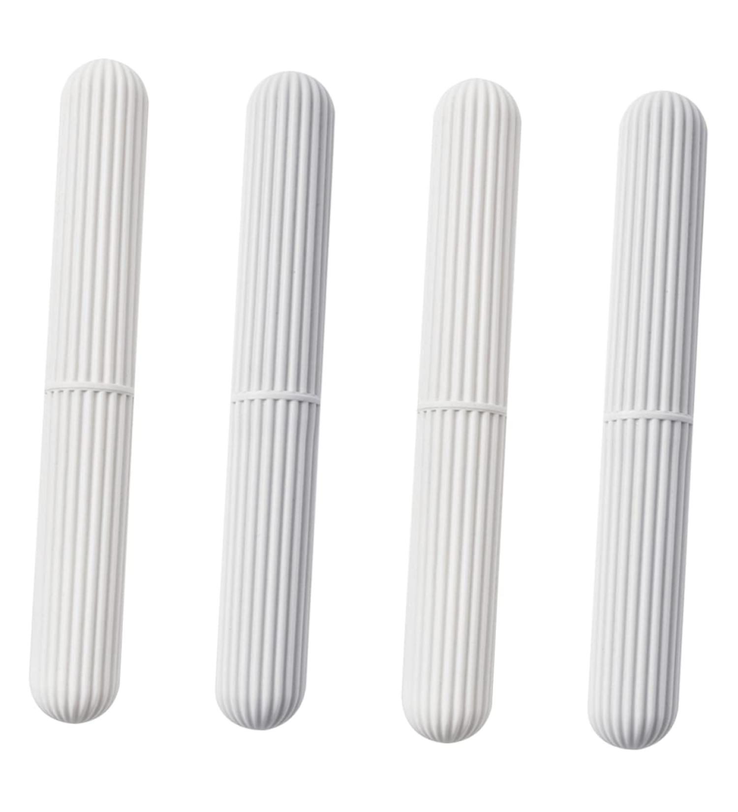 Minkissy 4-Piece Toothbrush Storage Box Set | Durable Toothbrush Cases for Travel & Home | International Shipping Available - Buy Online on GoSupps.com