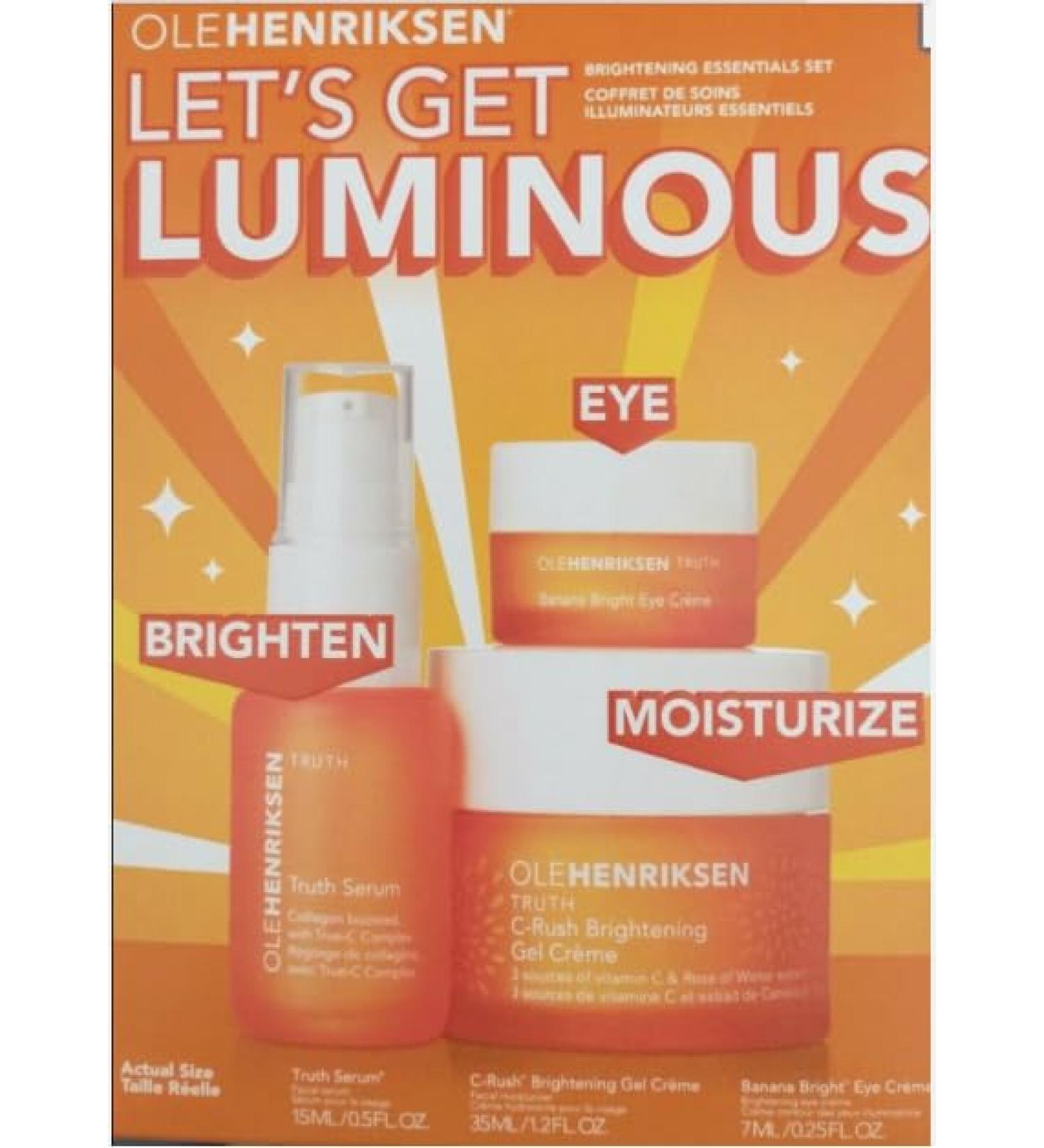 OLEHENRIKSEN Let's Get Luminous Brightening Essentials Set