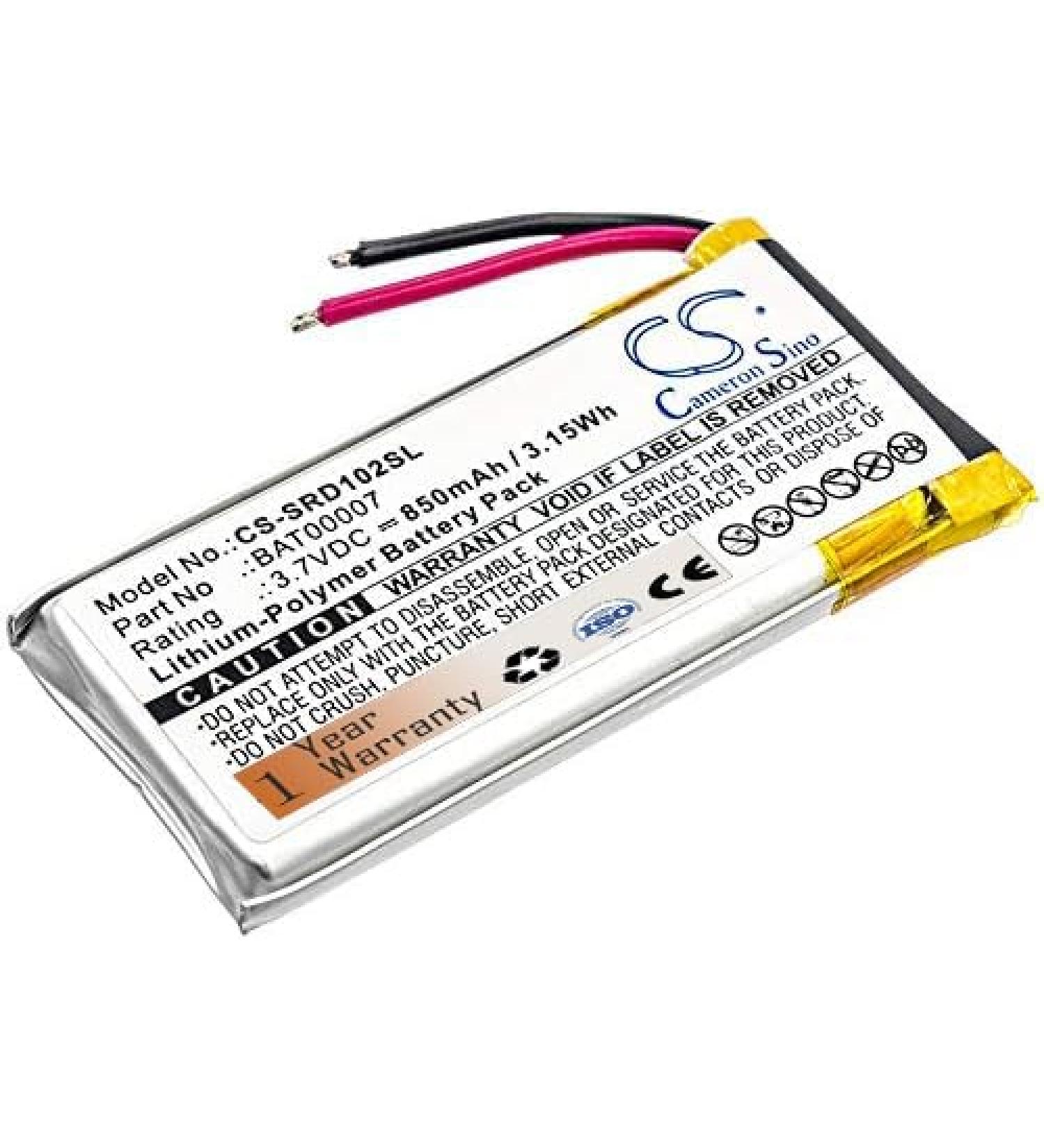 Buy BAT00007 850mAh Replacement Battery for Cardo Scala Rider Packtalk & Packtalk Duo (3.7V) - International Shipping - Buy Online on GoSupps.com