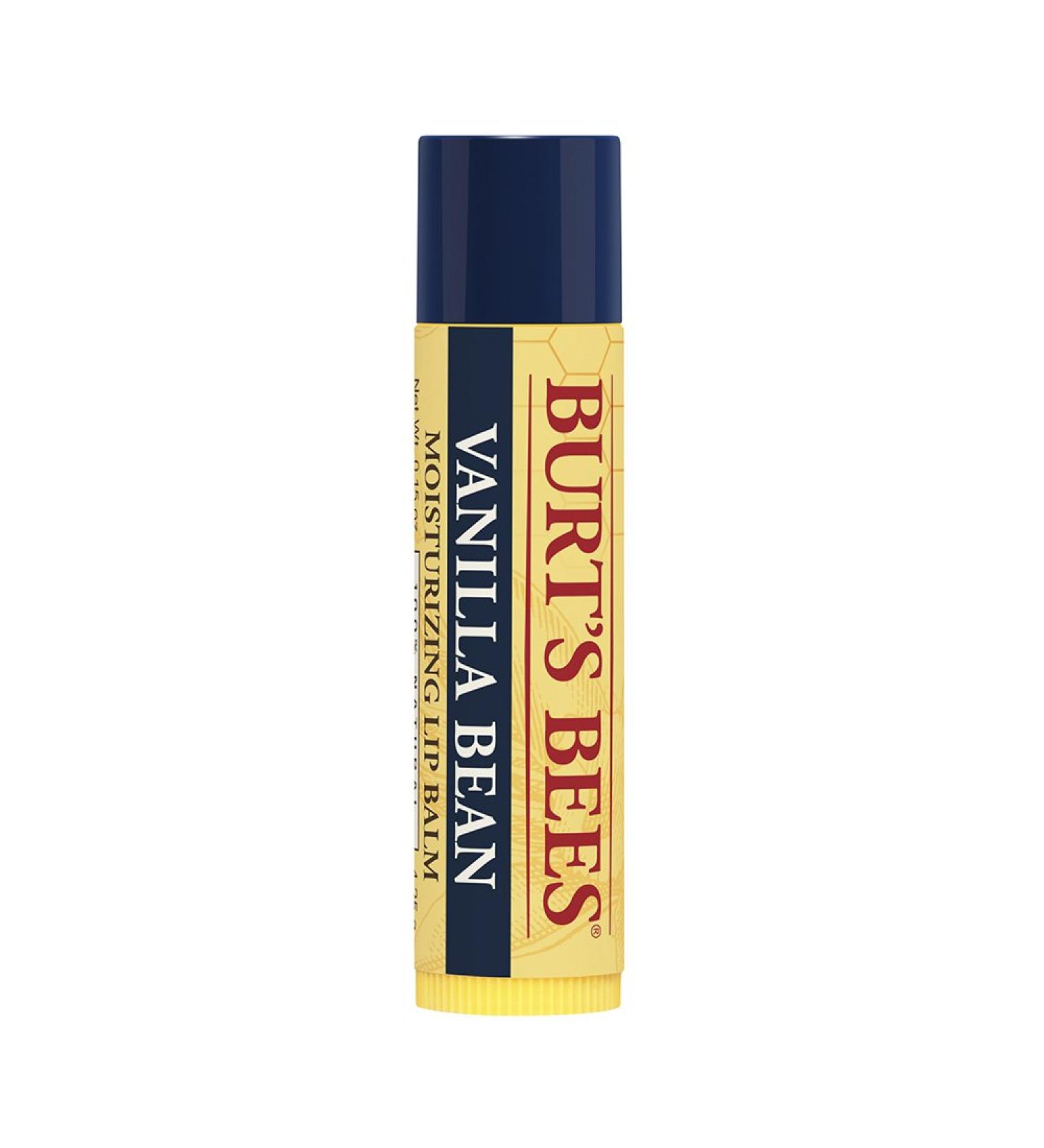 Burt's Bees Moisturizing Lip Balm Vanilla Bean 0.15 Ounce Vanilla Bean 0.15 Ounce (Pack of 1) - Buy Online on GoSupps.com