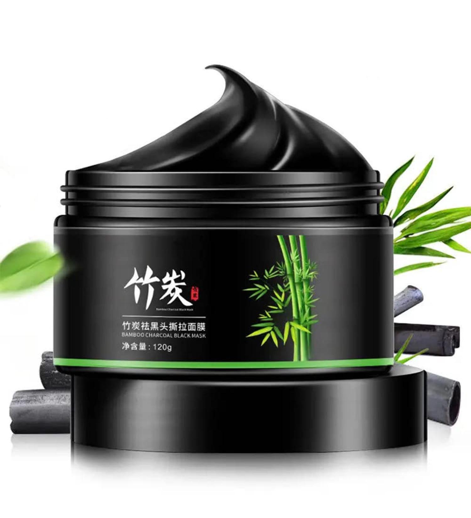 Blackhead Remover Mask - Bamboo Charcoal Peel Off Face Mask | Deep Cleansing & Purifying 120g - Buy Online on GoSupps.com