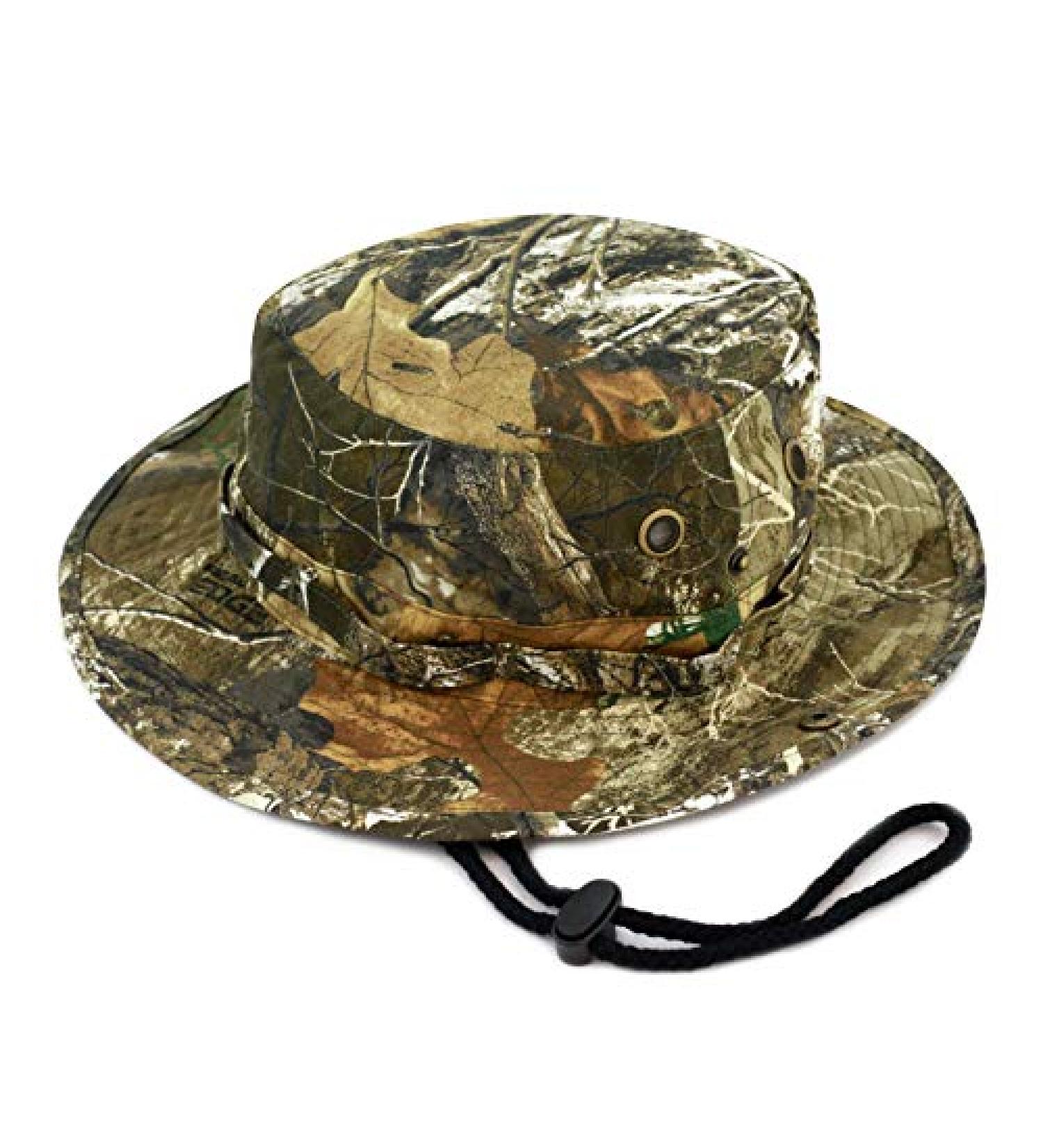 Realtree Camouflage Outdoor Sun Cap Boonie Hat - Official Licensed Hunting Headwear | Edge Small-Medium Size - Buy Online on GoSupps.com
