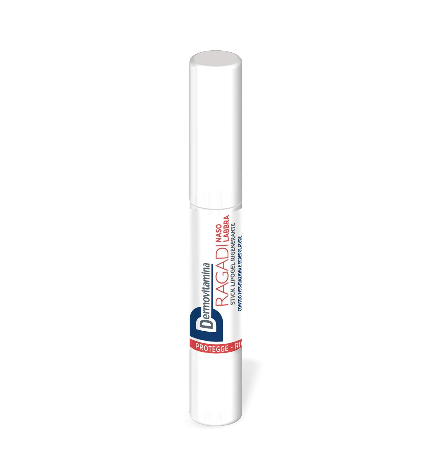 Dermovitamina Ragadi Nose Lipstick 3 ml | Renewing Lipogel for Lips & Nose | Intense Regeneration for Cracks & Aggression - Buy Online on GoSupps.com