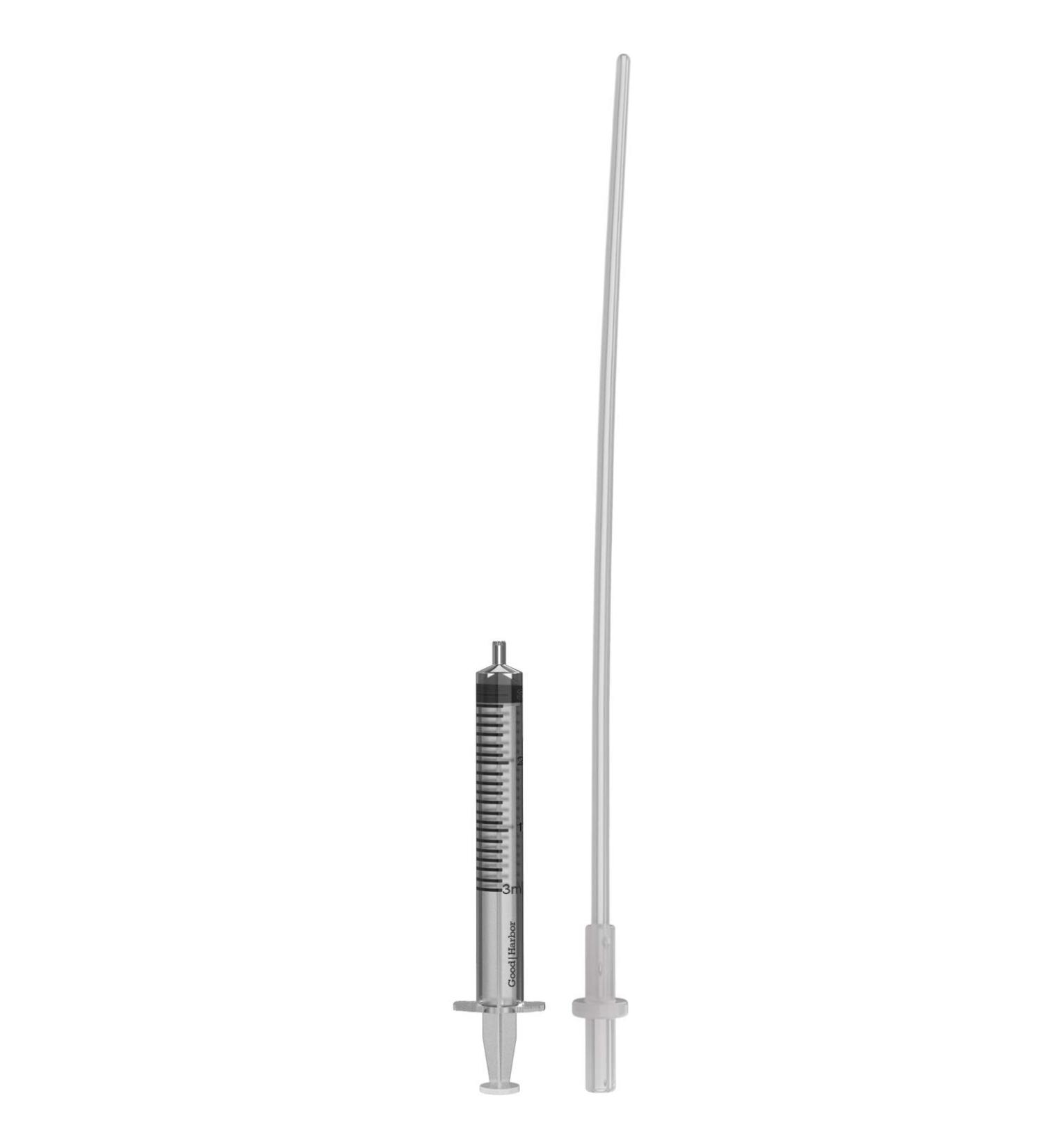 Good Harbor Insemination Extender Syringe IUI Kit - Premium Flexible Round Tip - One Set - Buy Online on GoSupps.com