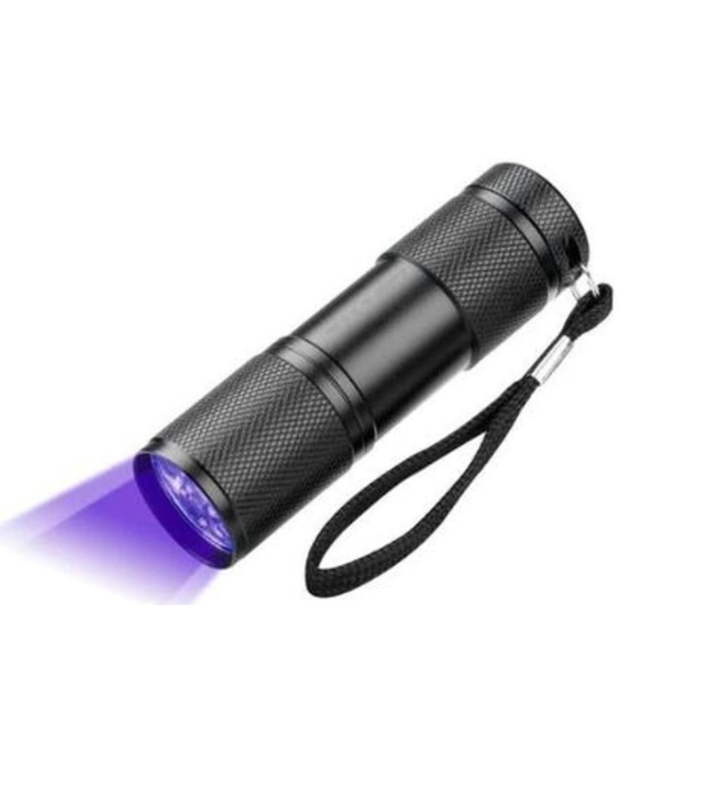UV LED Flashlight - 395 nm Blacklight for Pets | Stain Detector for Clothes & Carpets | International Shipping - Buy Online on GoSupps.com