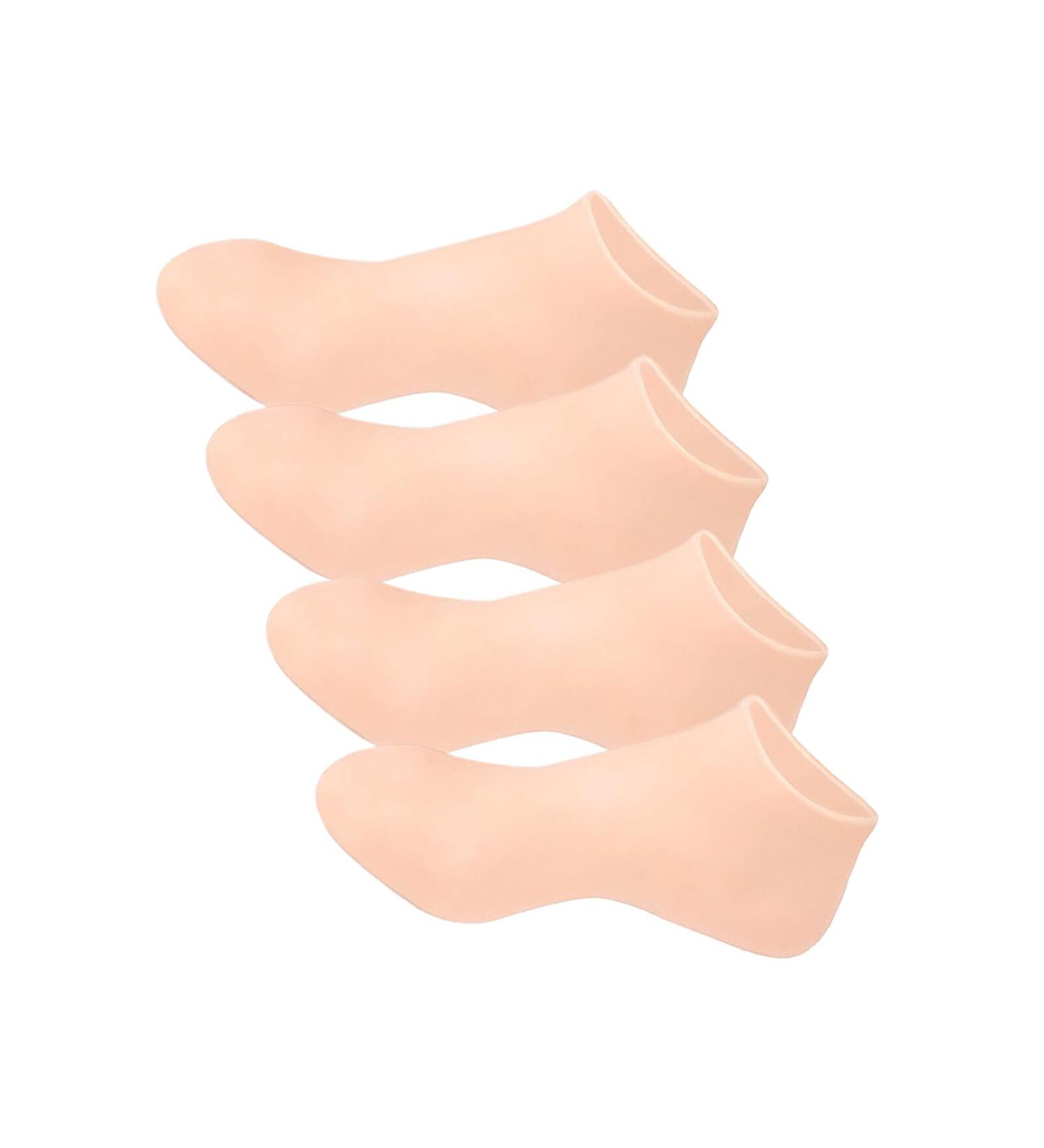 dijiusidy 2a of Soft Silicone Foot Care Tools Flexibility and High Elasticity Silica Gel Moisturizing Socks Silicone Socks colour of skin One size fits all Colour of Skin One size fits all - Buy Online on GoSupps.com