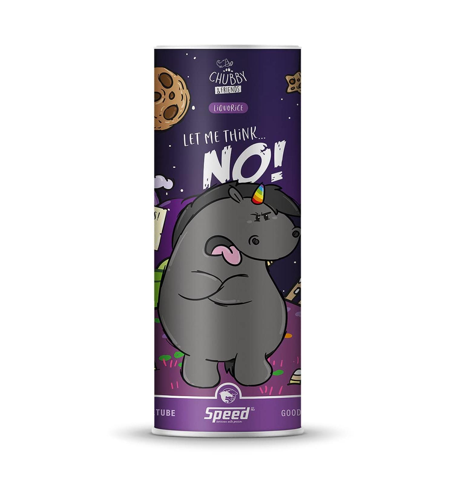Speed GOODIETUBE Let me Think NO 1 kg horse treats with liquorice flavour unique grumpy unicorn goodie tube best ingredients