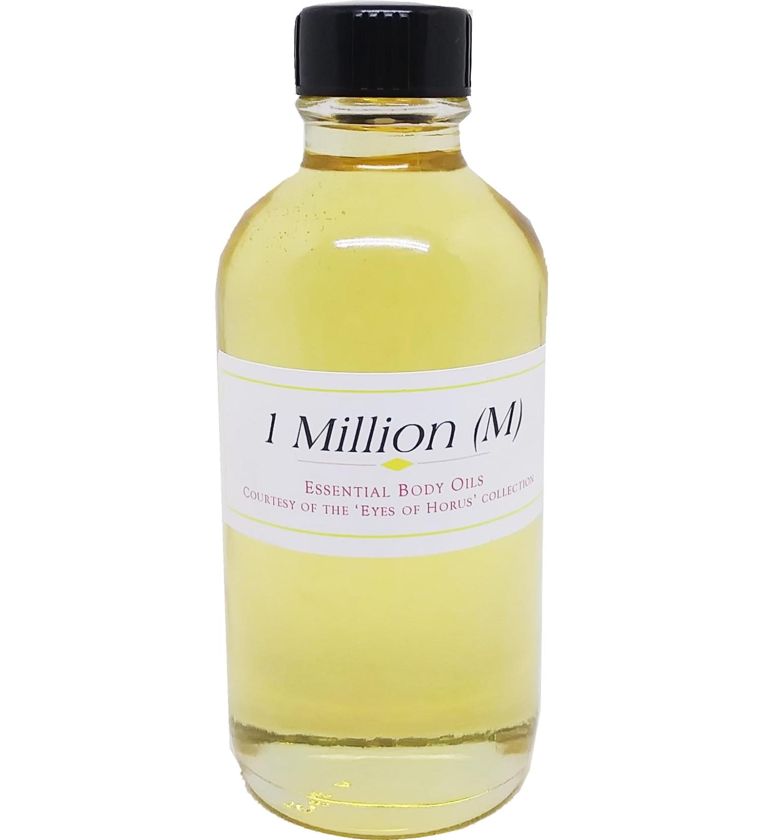 One Million - Type PR For Men Scented Body Oil Fragrance Regular Cap - Gold - 4 oz. - ID#32235 4 Fl Oz (Pack of 1)