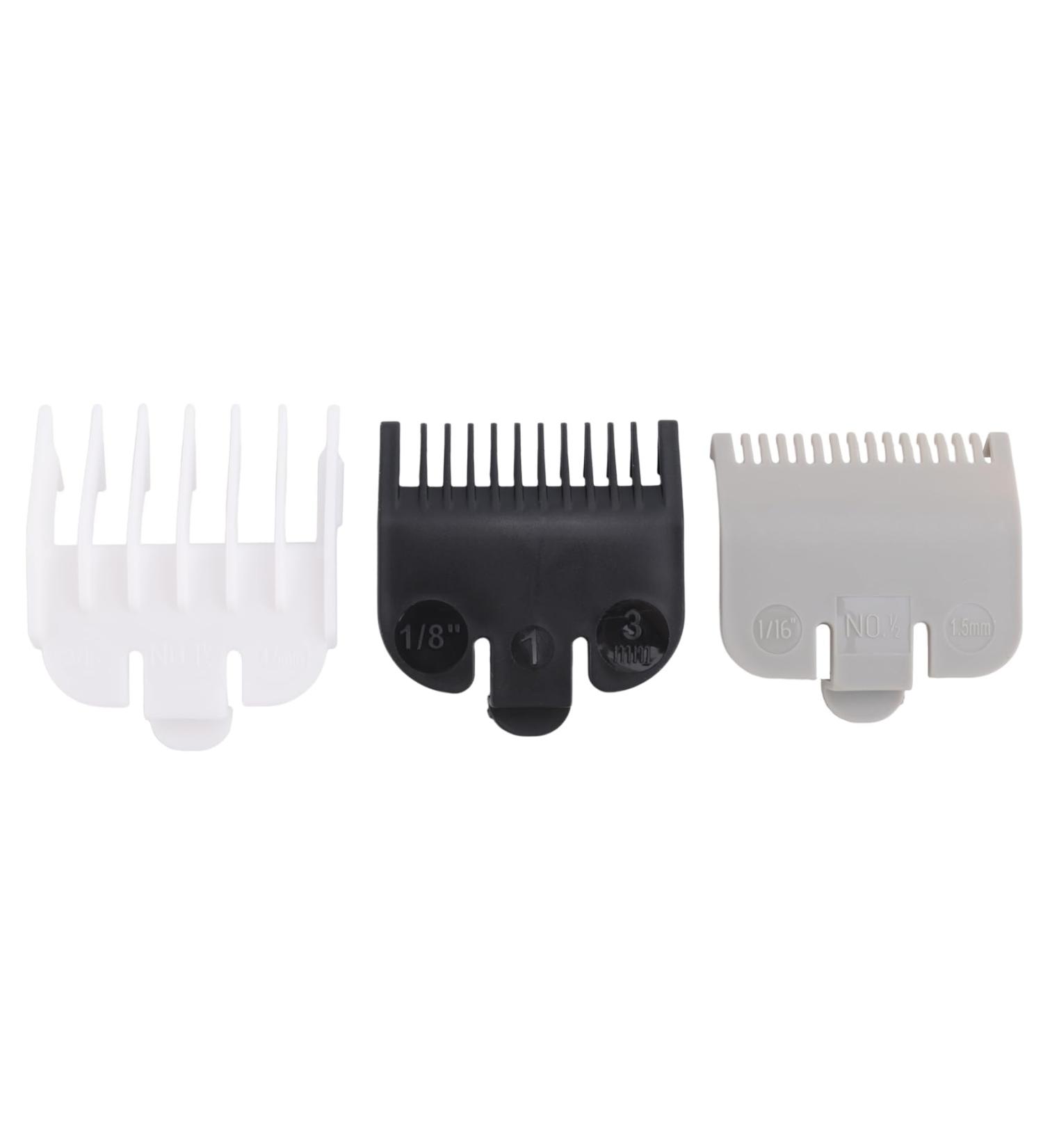 Buy 3 Universal Hair Clipper Limit Combs | Haircut Tools for Electric Clippers - 1.5mm 3mm 4.5mm | International Shipping - Buy Online on GoSupps.com
